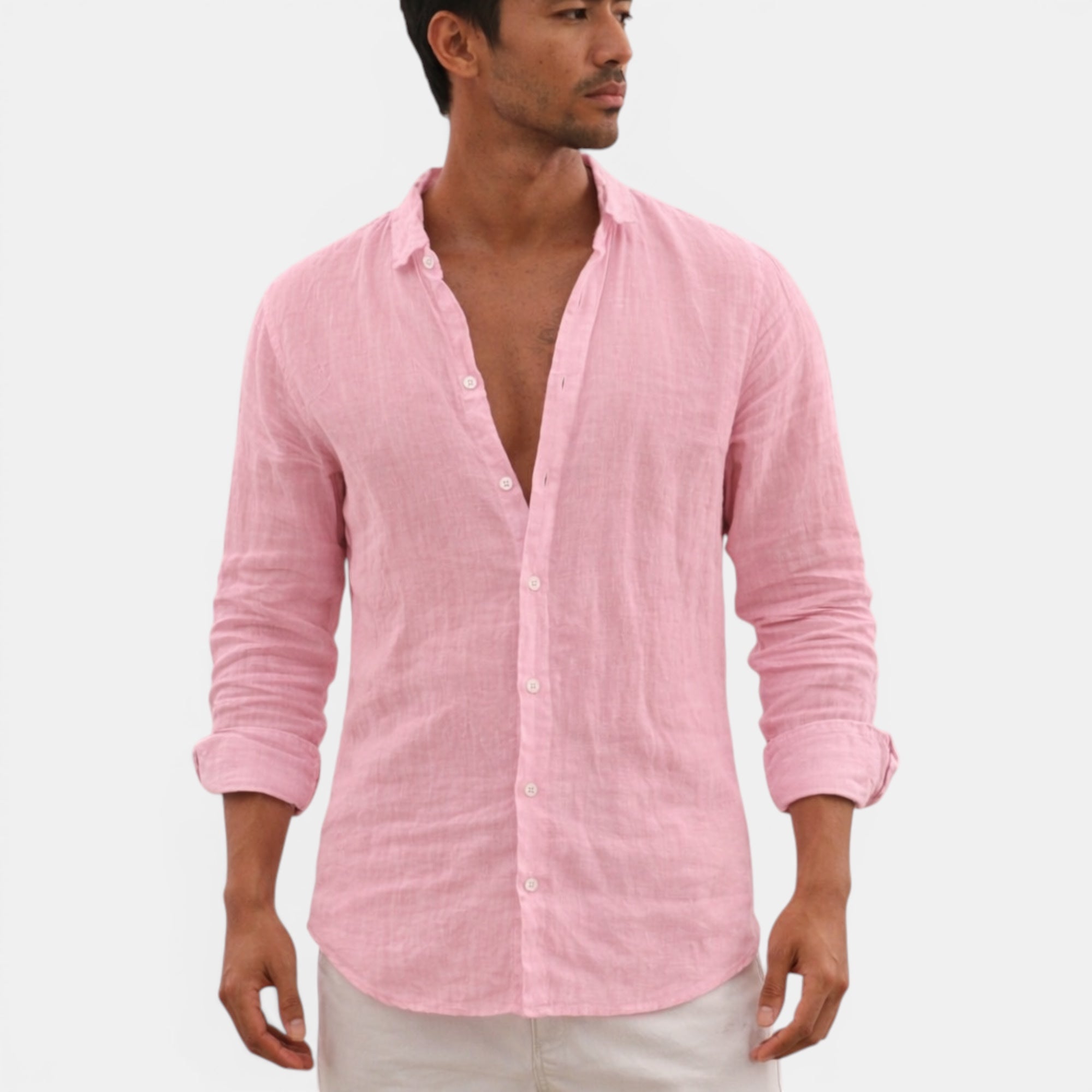 Ellmont London | Men's Breathable Old Money Linen Casual Shirt For Summer