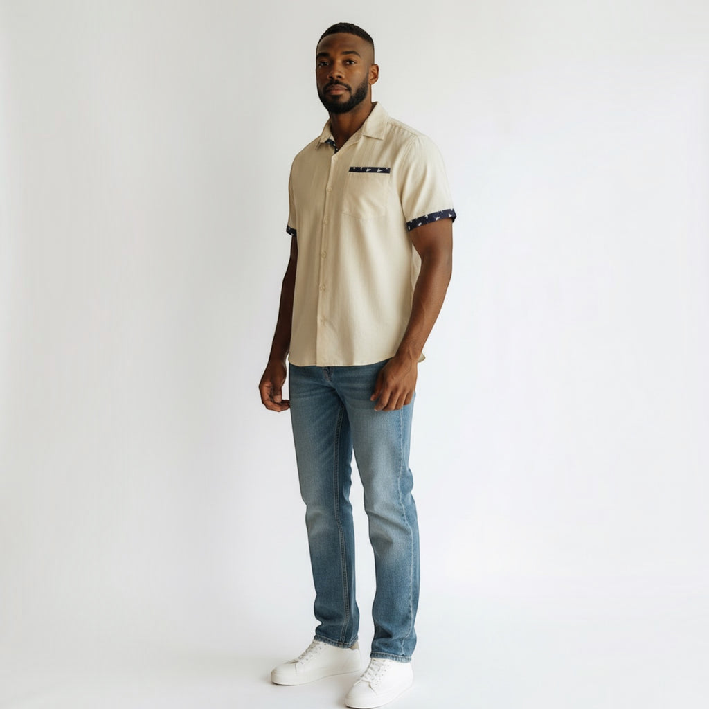 Ellmont London | Men’s Casual Resort Shirt Lightweight Style