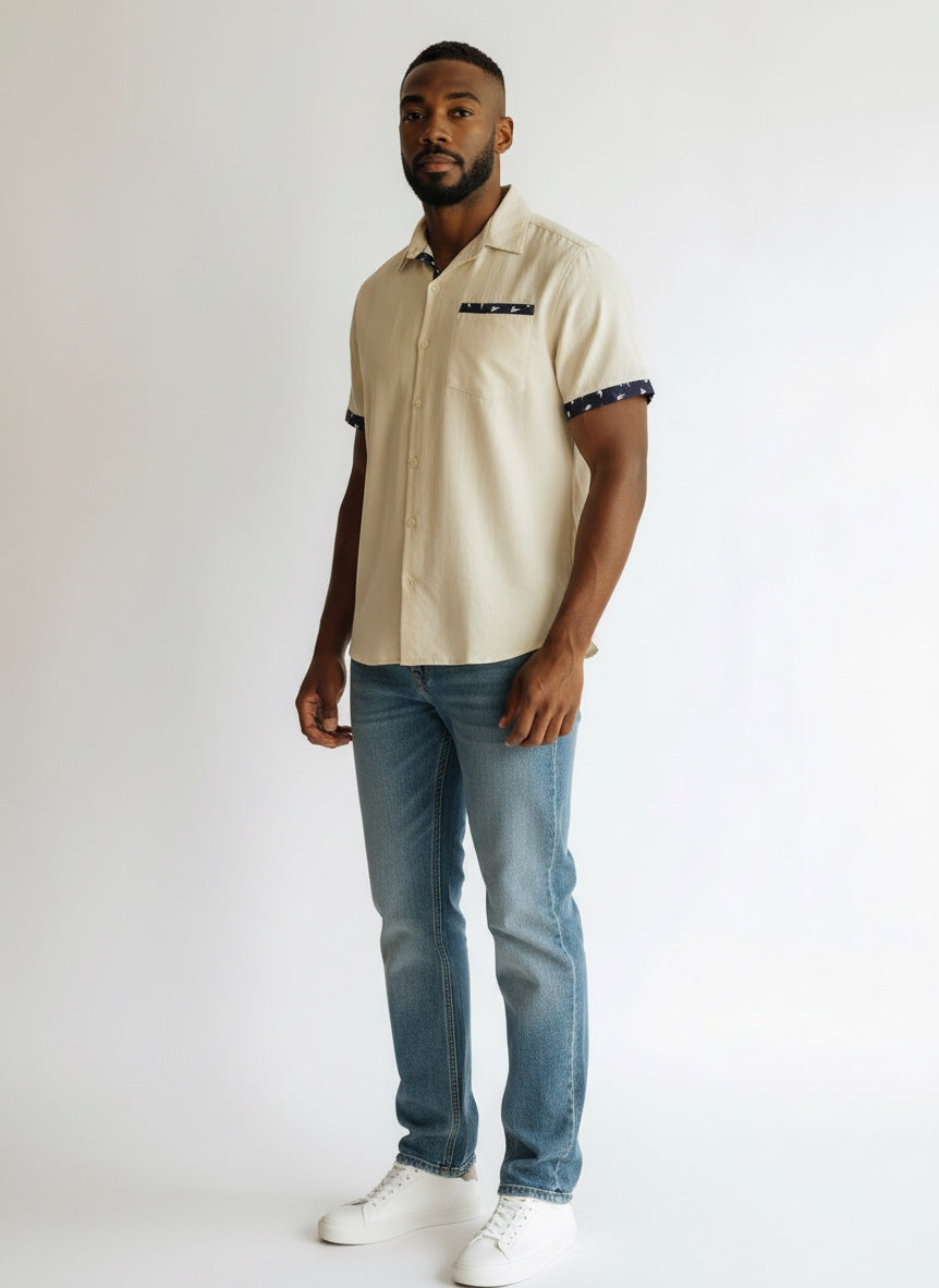 Ellmont London | Men’s Casual Resort Shirt Lightweight Style