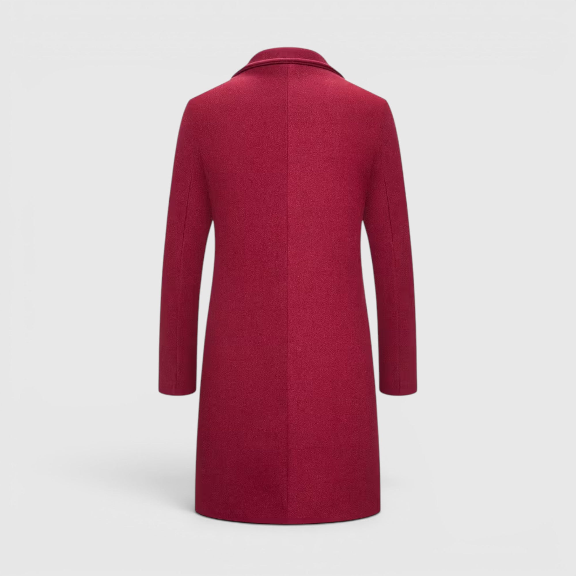 Ellmont London | Men's Trench Coat Single-Breasted Long Winter Overcoat