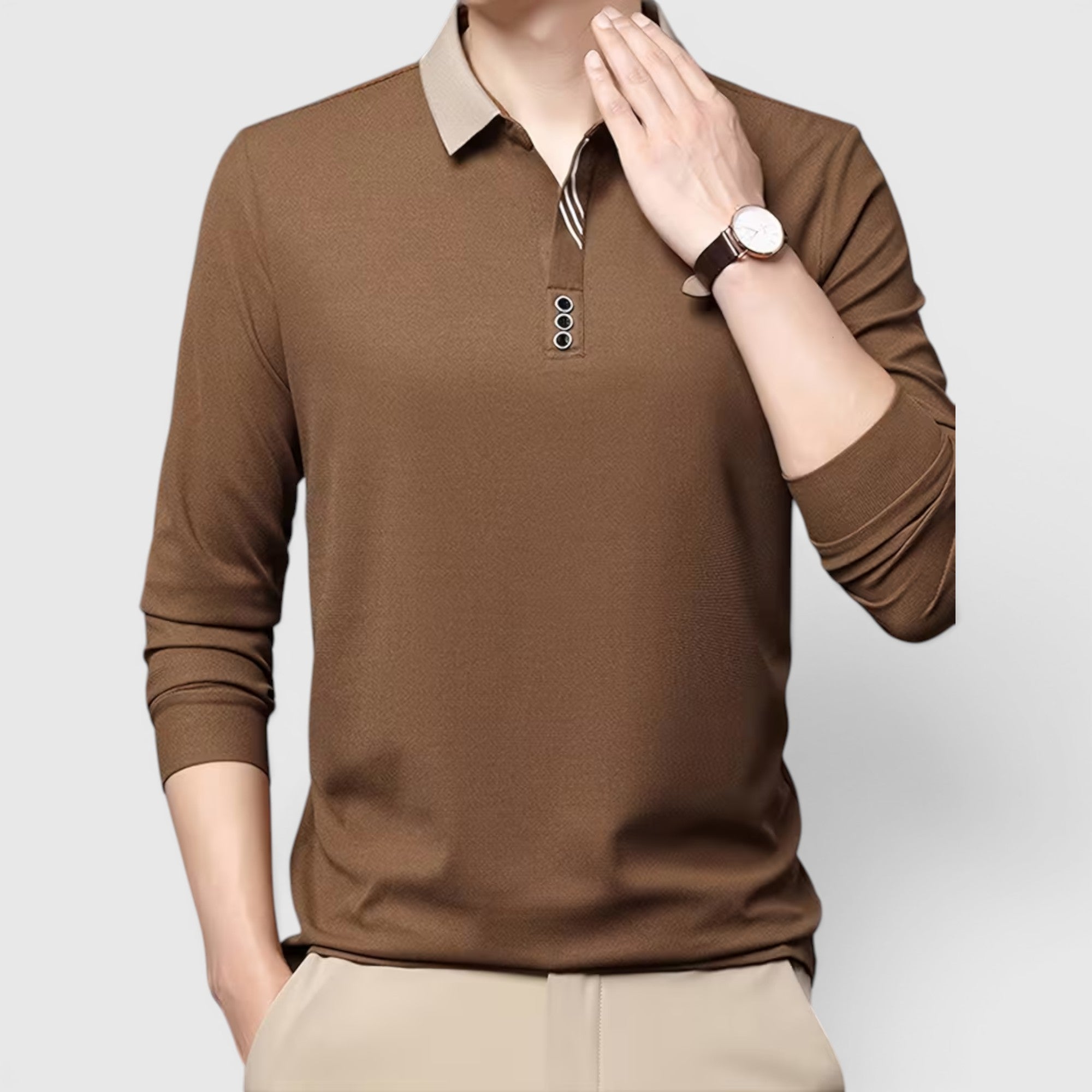 Graham | Men's Button Up Decoration Shirt Regular Fit Lightweight Shirt