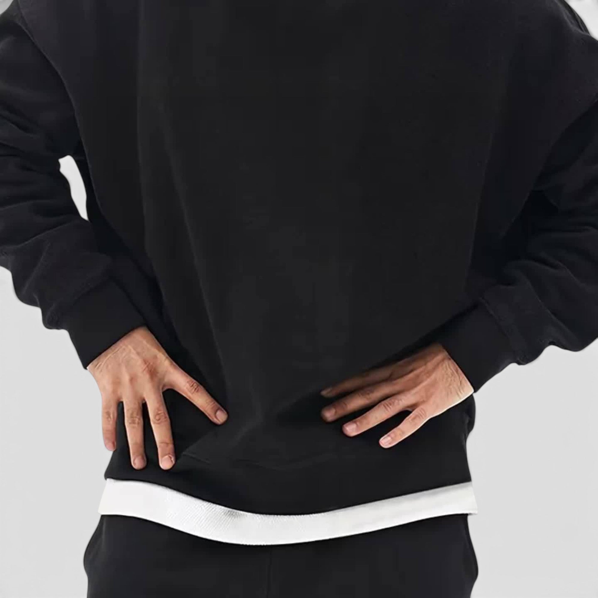 Owen | Men's Oversized Sweater – Long Sleeve Knit Sweatshirt for Everyday Wear