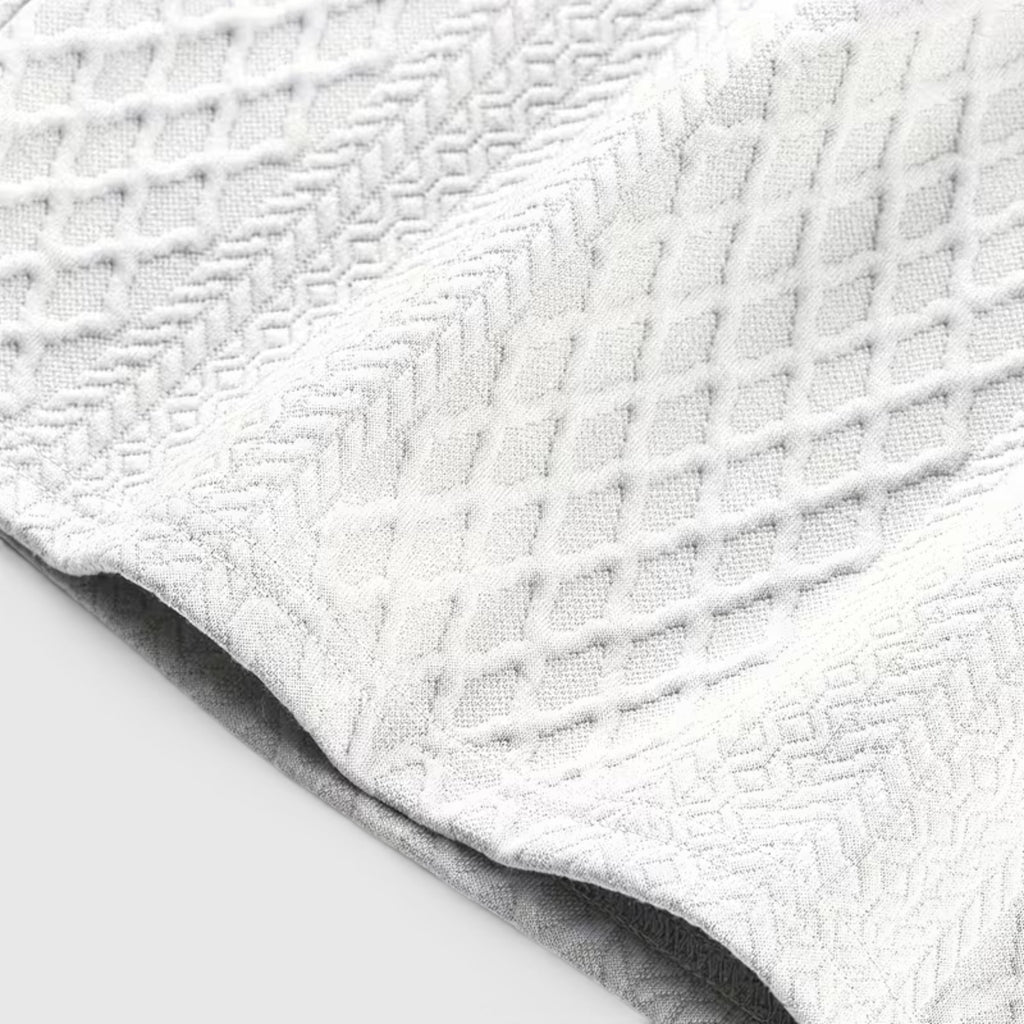Karl | Men's Long Sleeve Jacquard Polo Shirt Crewneck Sweater Look