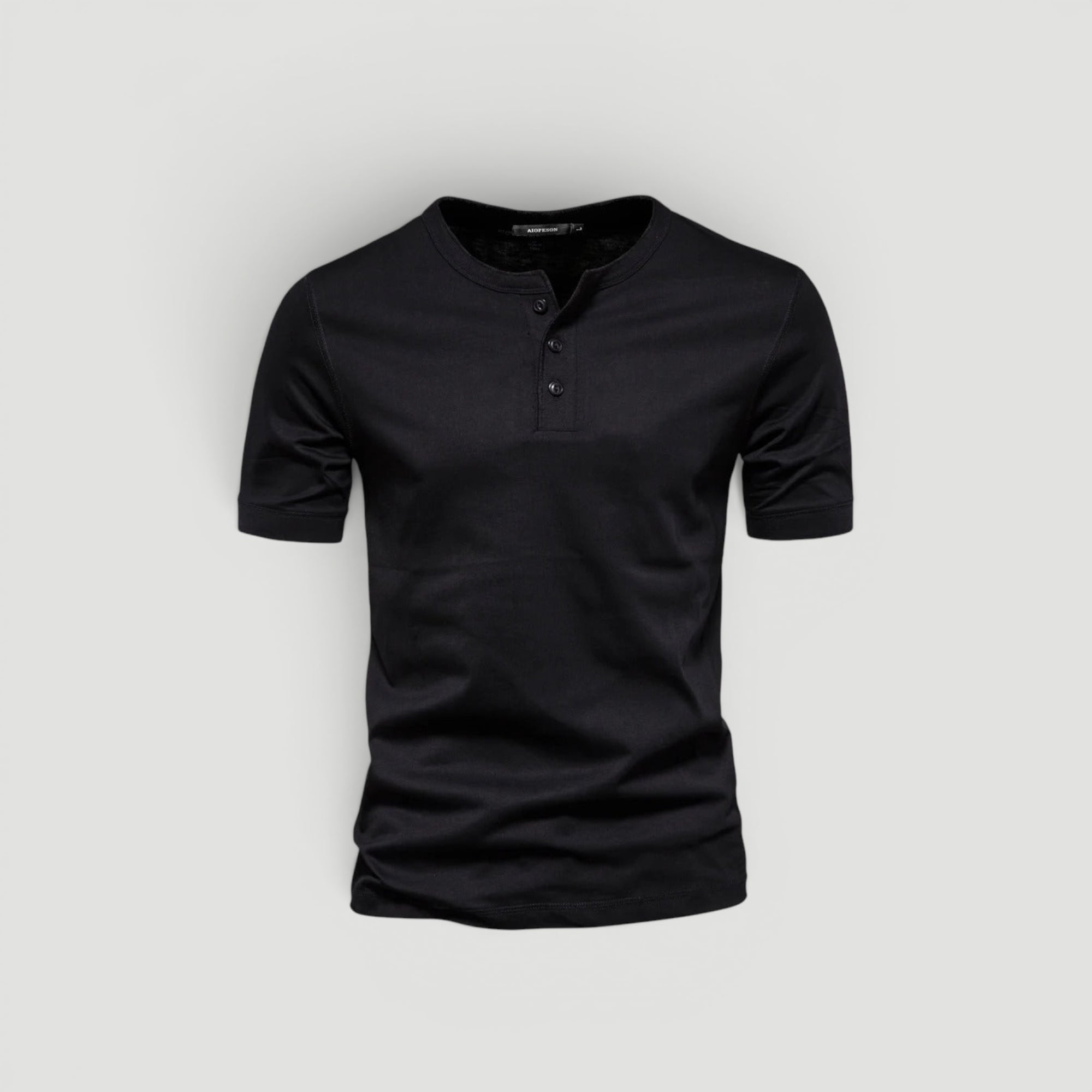 Ellmont London | Men’s Slim Fit Button Neck Casual Shirt