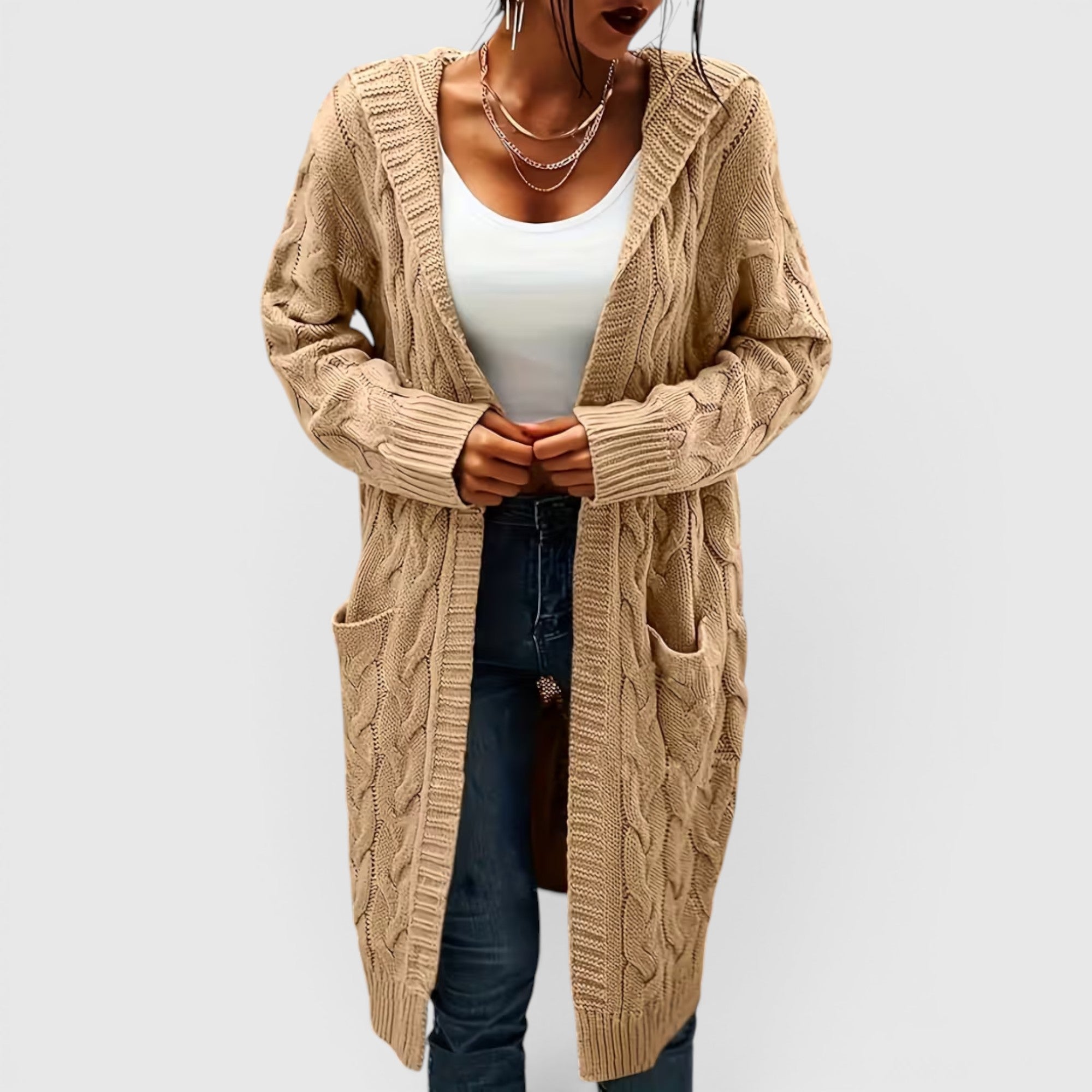 Ellmont London | Women's Breathable Casual Office Long Sweater
