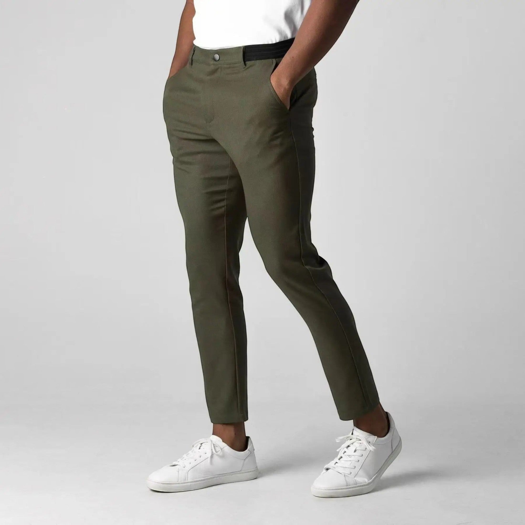 Miles | Chinos Pants Men's Comfortable Tailored Fit Business Casual Pants