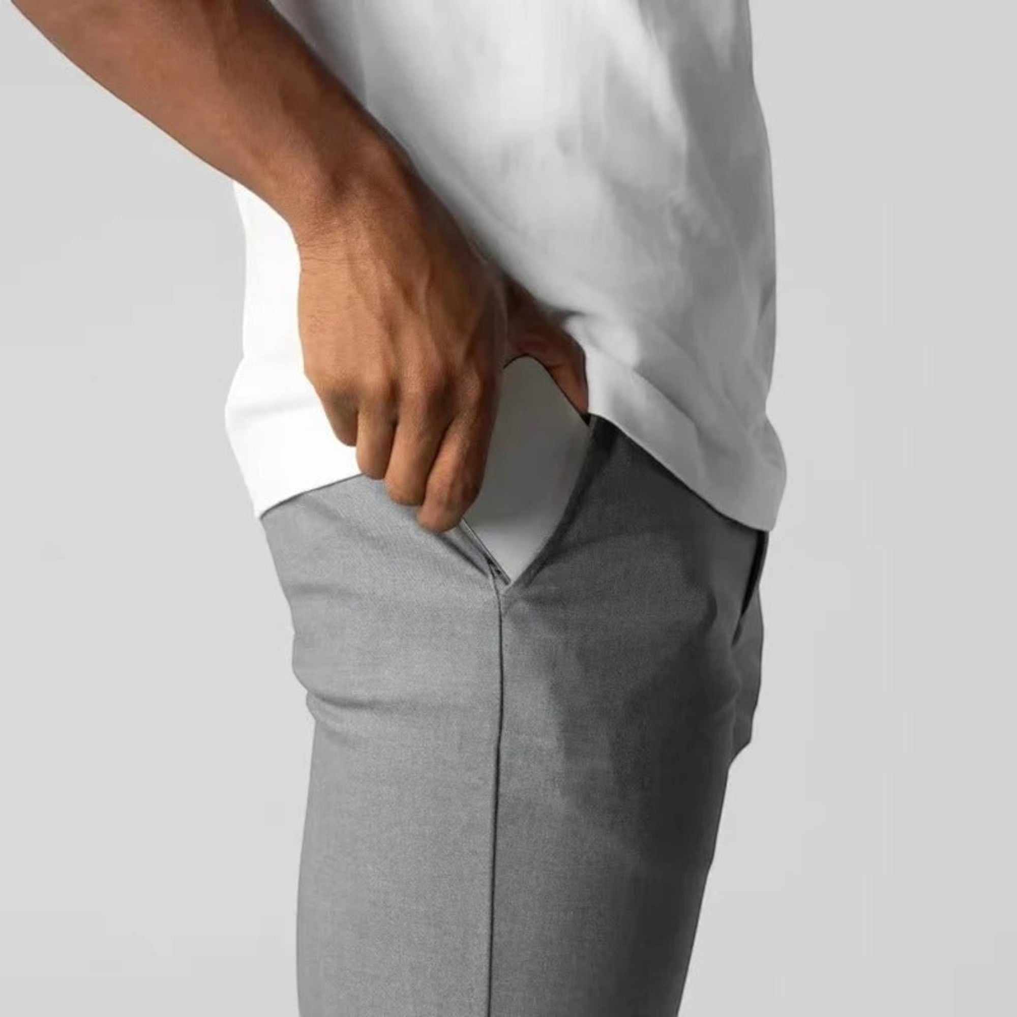 Miles | Chinos Pants Men's Comfortable Tailored Fit Business Casual Pants