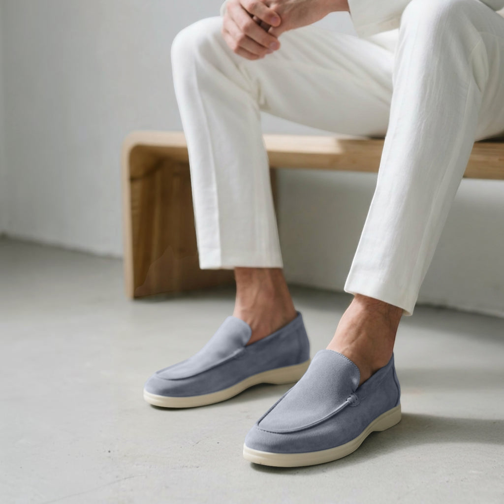 Ellmont London | Men's Classic Suede Loafers Supportive Insole