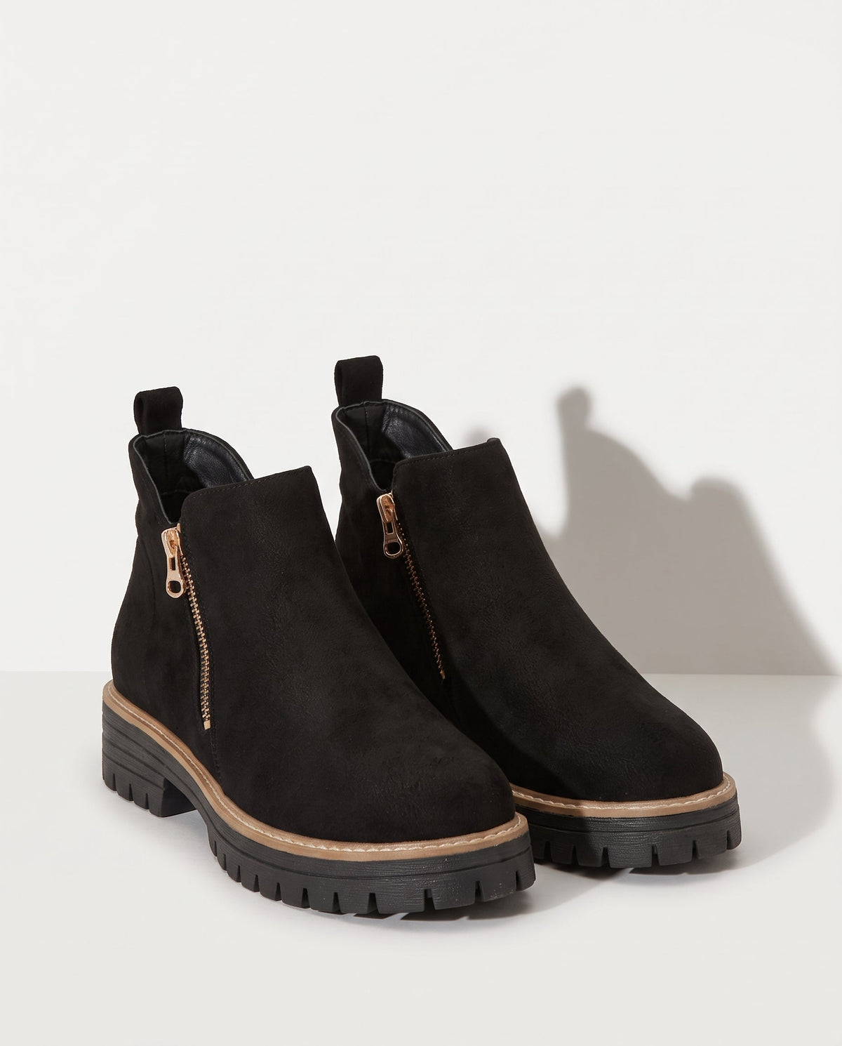 Women's Black Heeled Ankle Boots