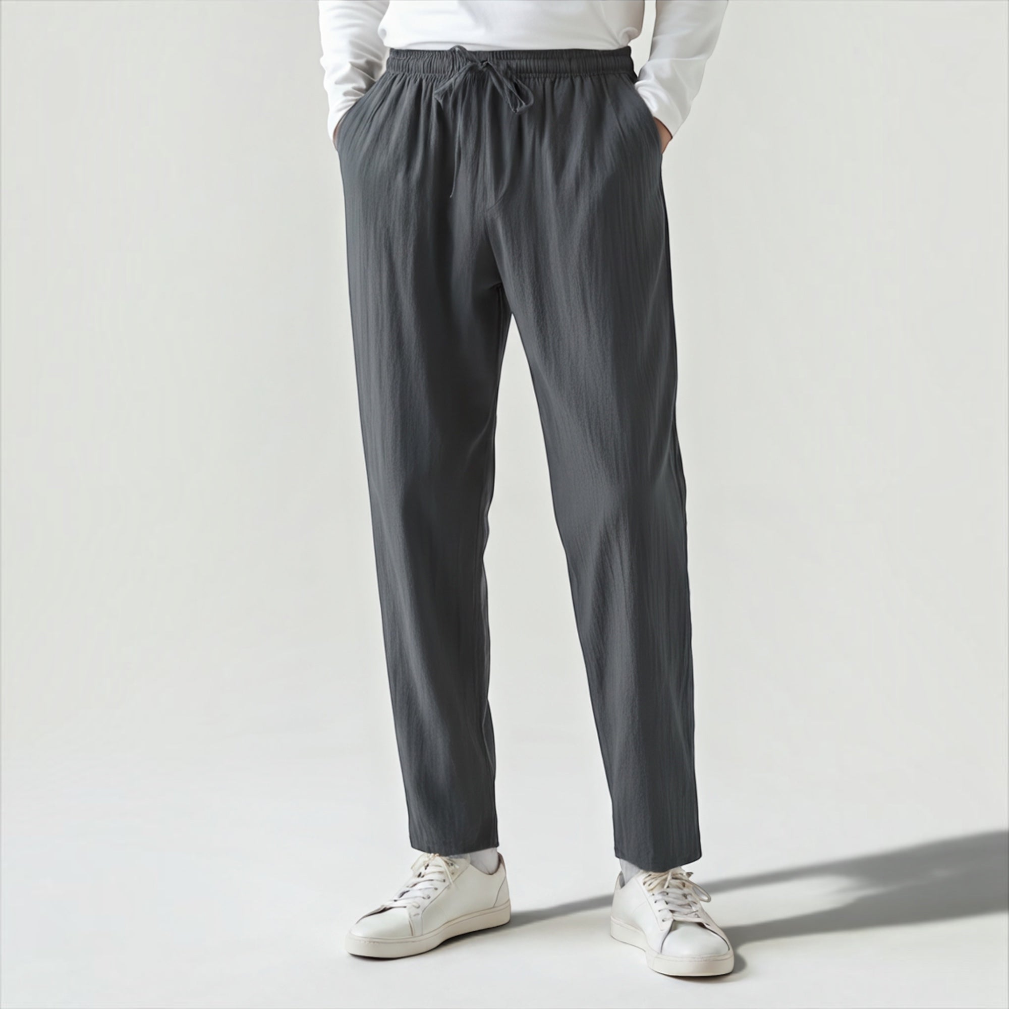Ellmont London | Men's Linen Trousers Breathable Summer Wear