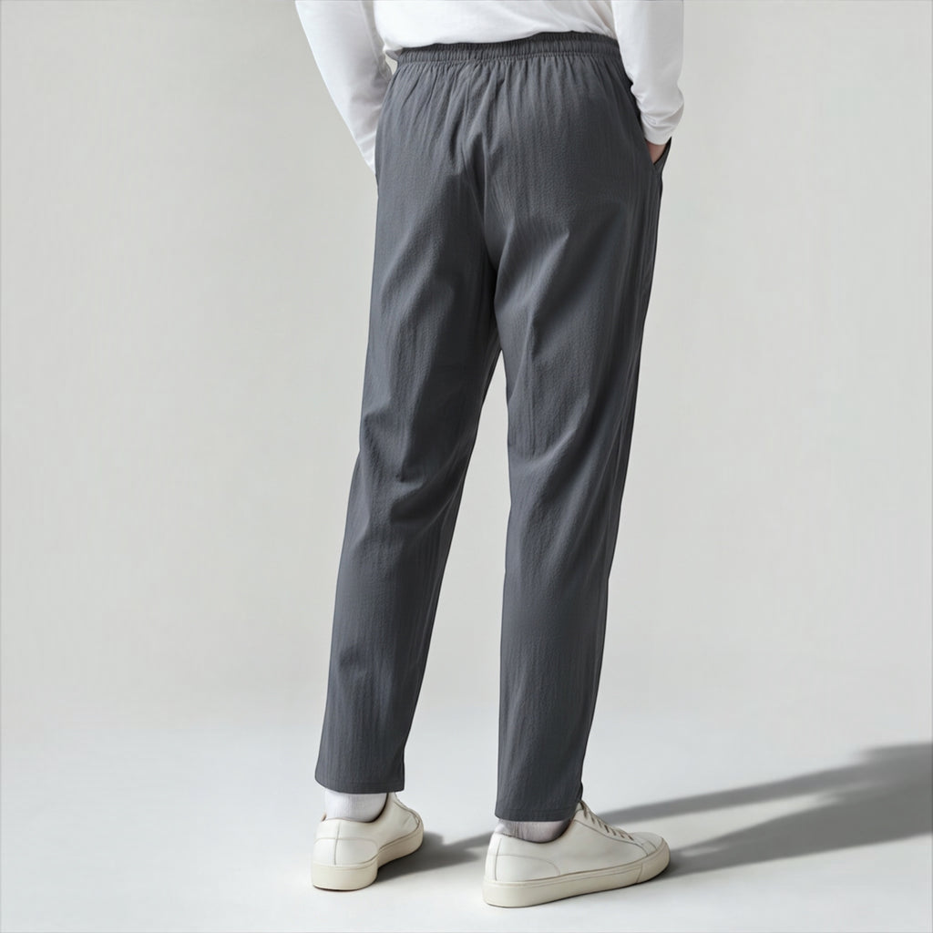 Ellmont London | Men's Linen Trousers Breathable Summer Wear