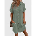 Cecilia | Sophisticated Midi Dress - Green