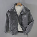 Toby 2 | Men's Corduroy Puffer Jacket - Gray