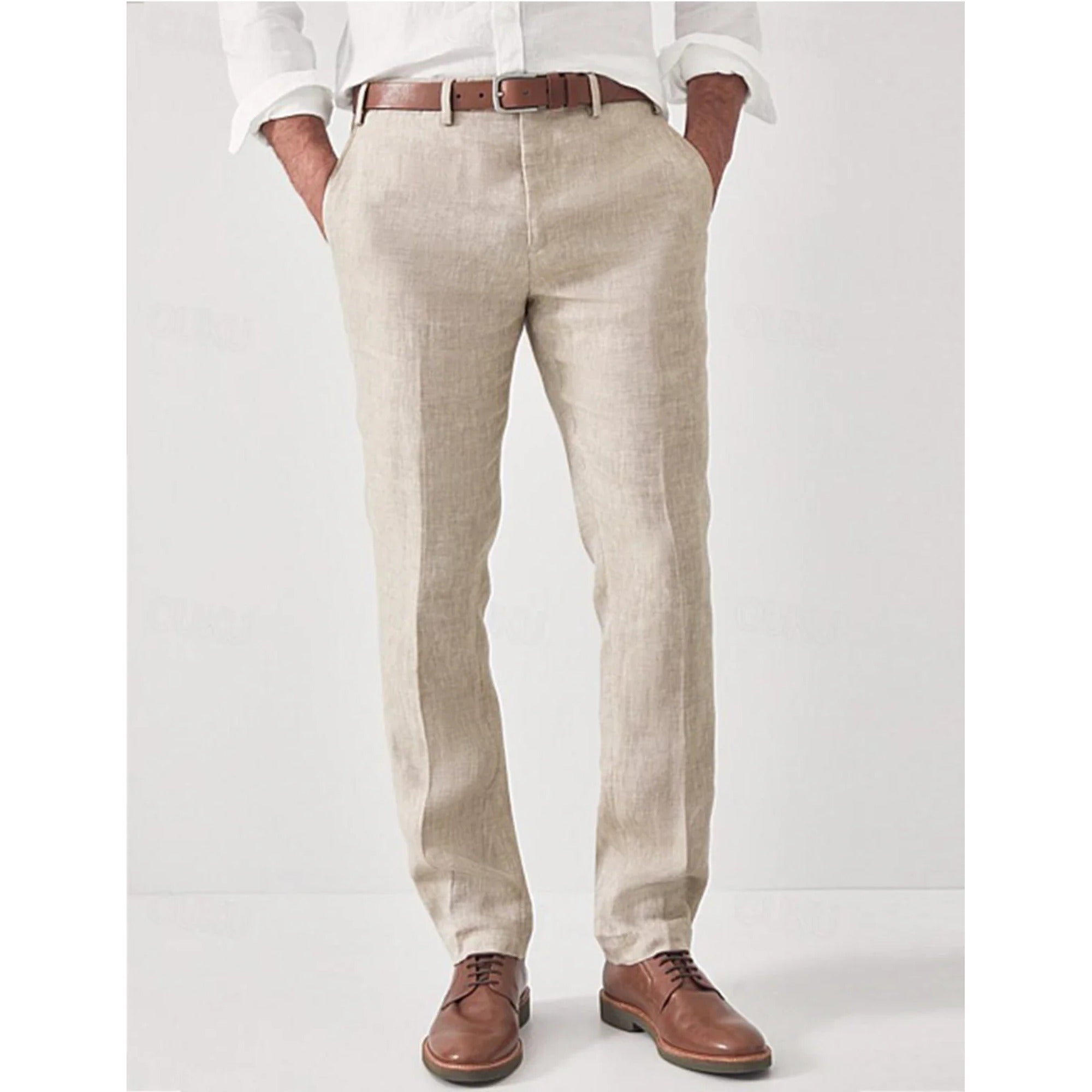 Amelia 2 | Heren Broek Ademend Regular Fit Casual - Beige