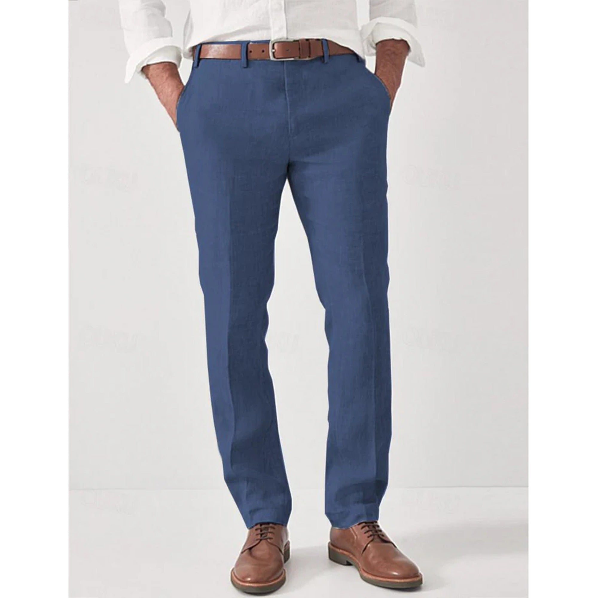 Amelia 2 | Heren Broek Ademend Regular Fit Casual - Blauw