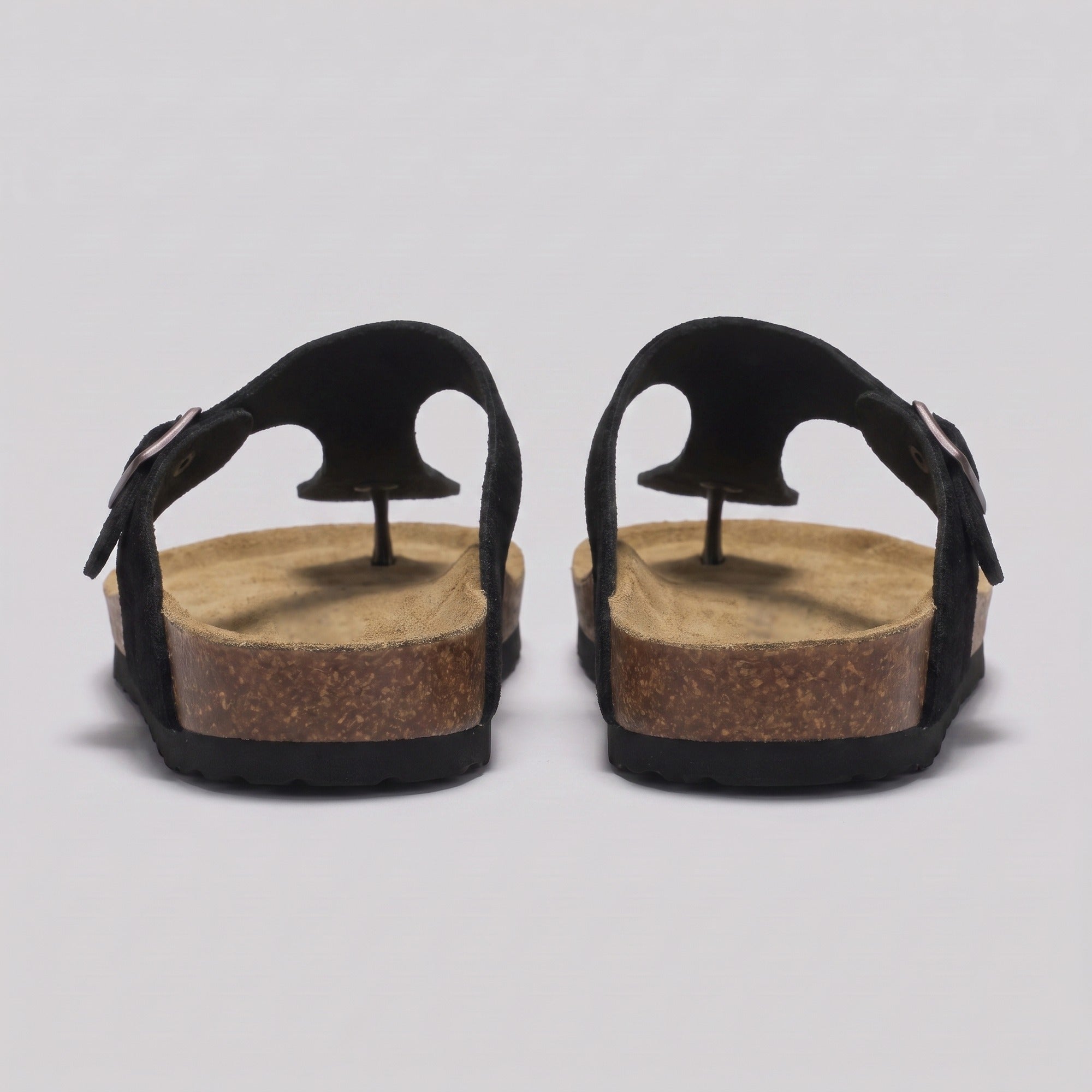 Freya 2 | Heren Slippers Met Gesp - Zwart