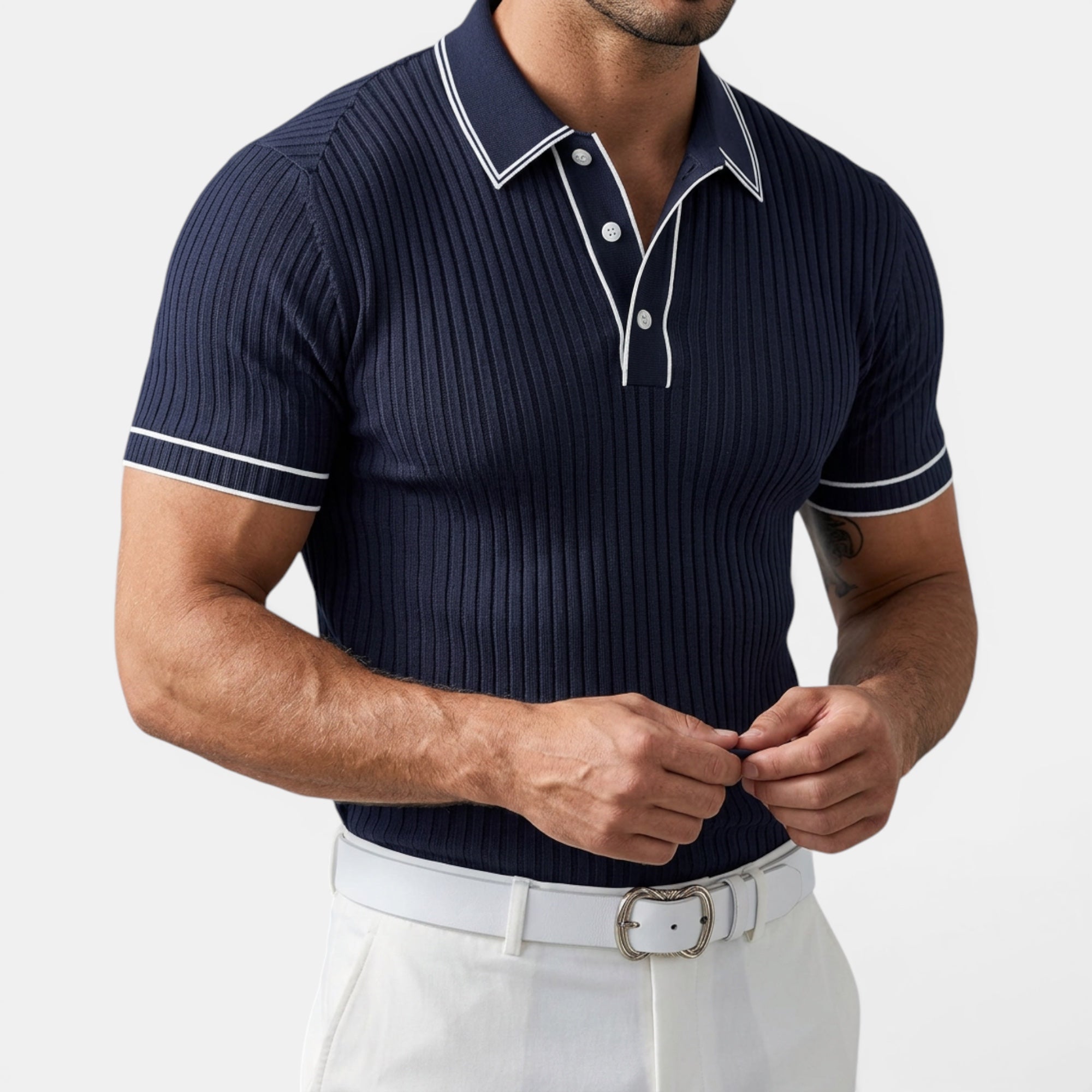 Ellmont London | Men's Lightweight Cotton Polo Casual Comfort