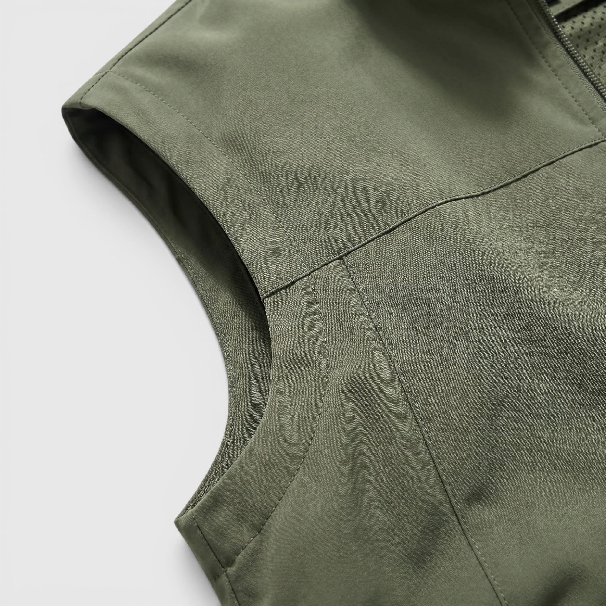Ellmont London | Men's Utility Vest Breathable Zip Front Outdoor Layer