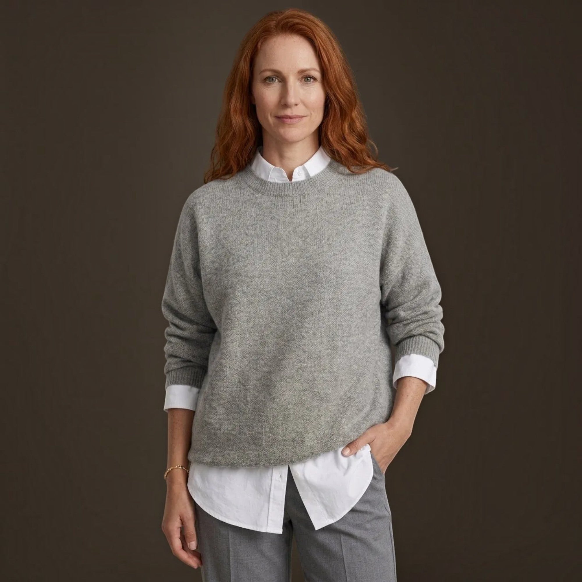 Ellmont London | Sweater Women's Warm Sweater Elegant Fine Knit Pullover
