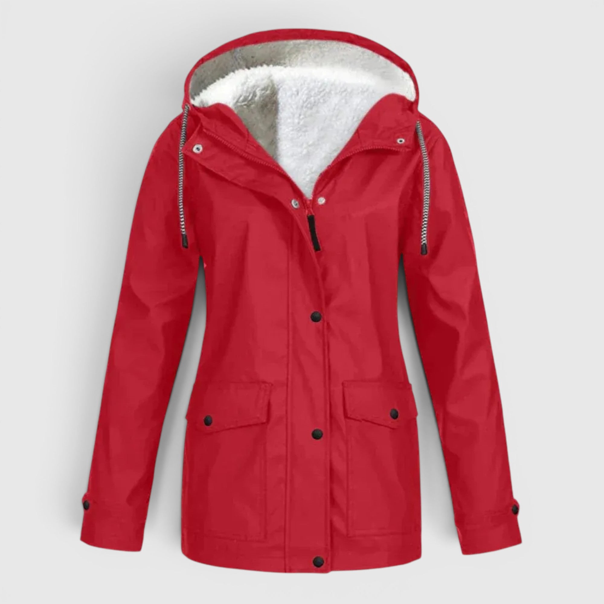 Ellmont London | Rain Jacket Women's Warm Water-Repellent Outdoor Coat