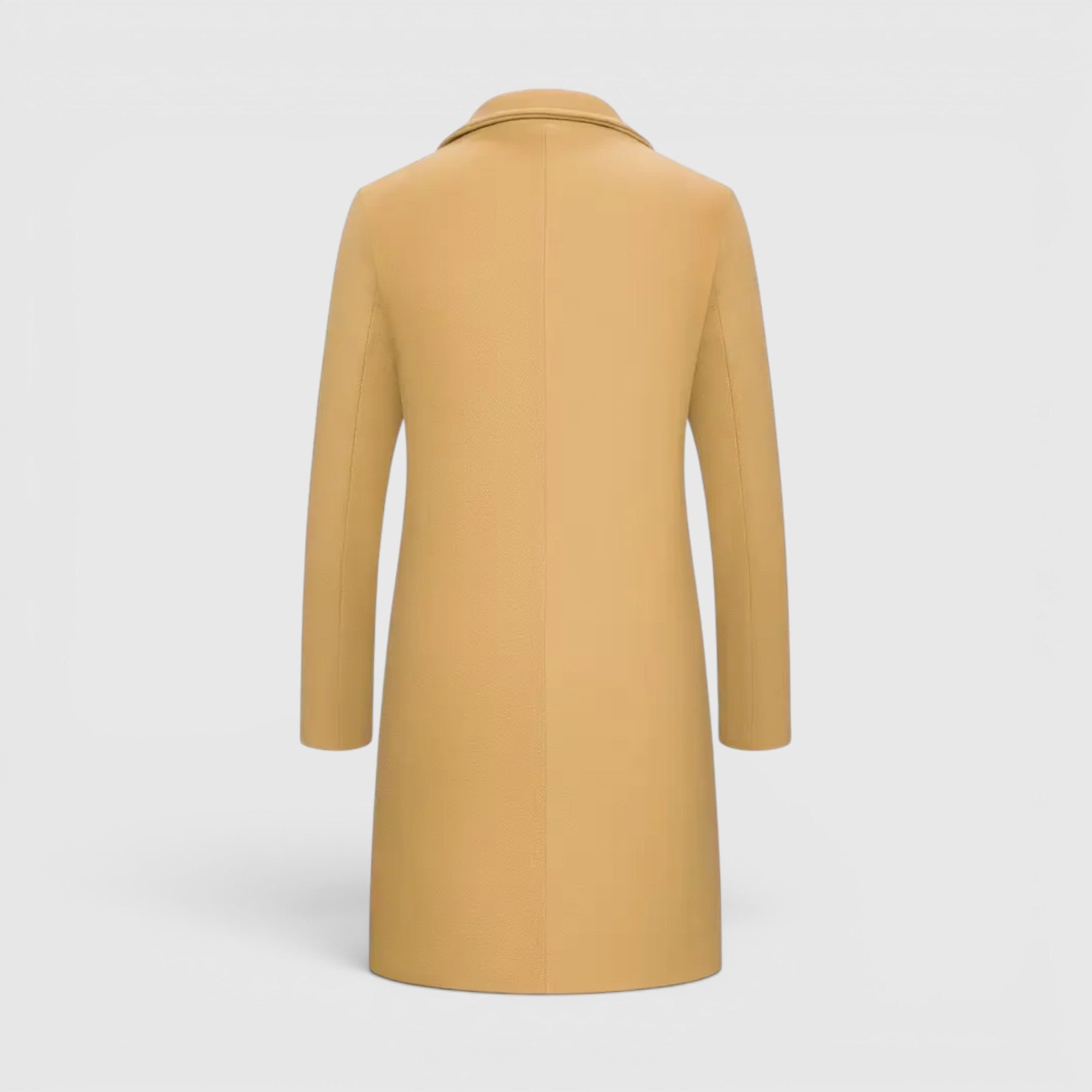 Ellmont London | Men's Trench Coat Single-Breasted Long Winter Overcoat