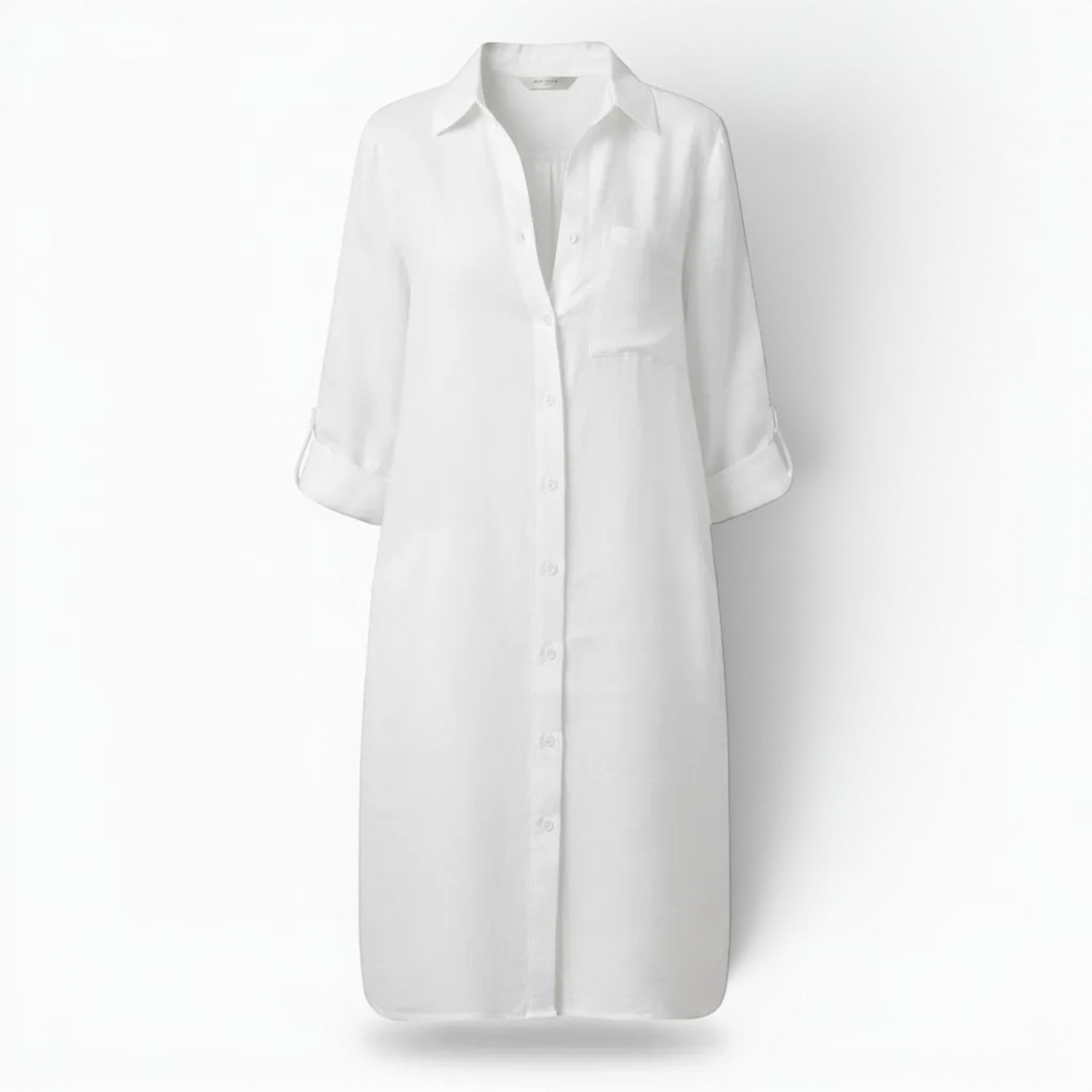 Ellmont London | Women's Breathable Linen Blend Dress – Classic Everyday Wear