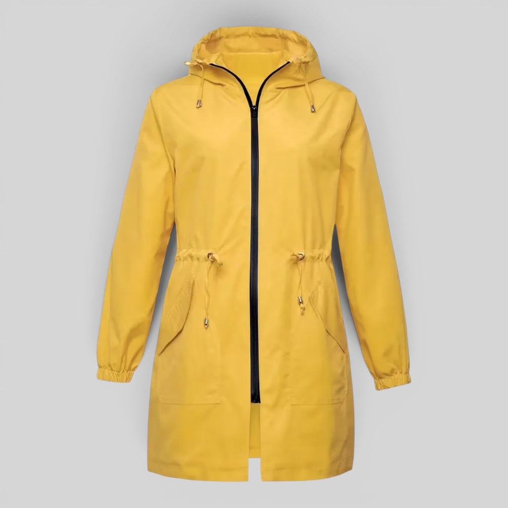 Ellmont London | Women's Waterproof Trench Coat Full Zip Outdoor Rain Jacket