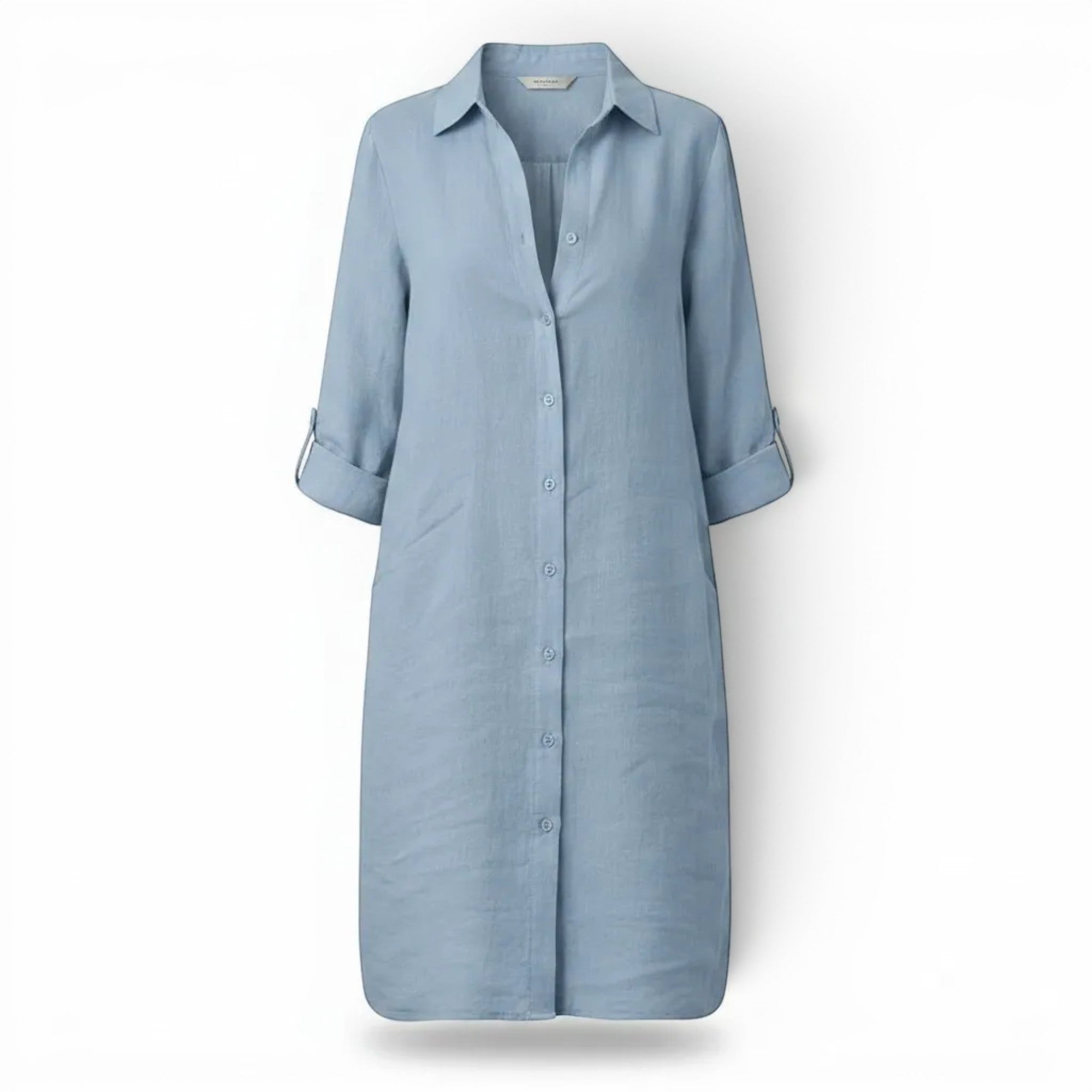Ellmont London | Women's Breathable Linen Blend Dress – Classic Everyday Wear