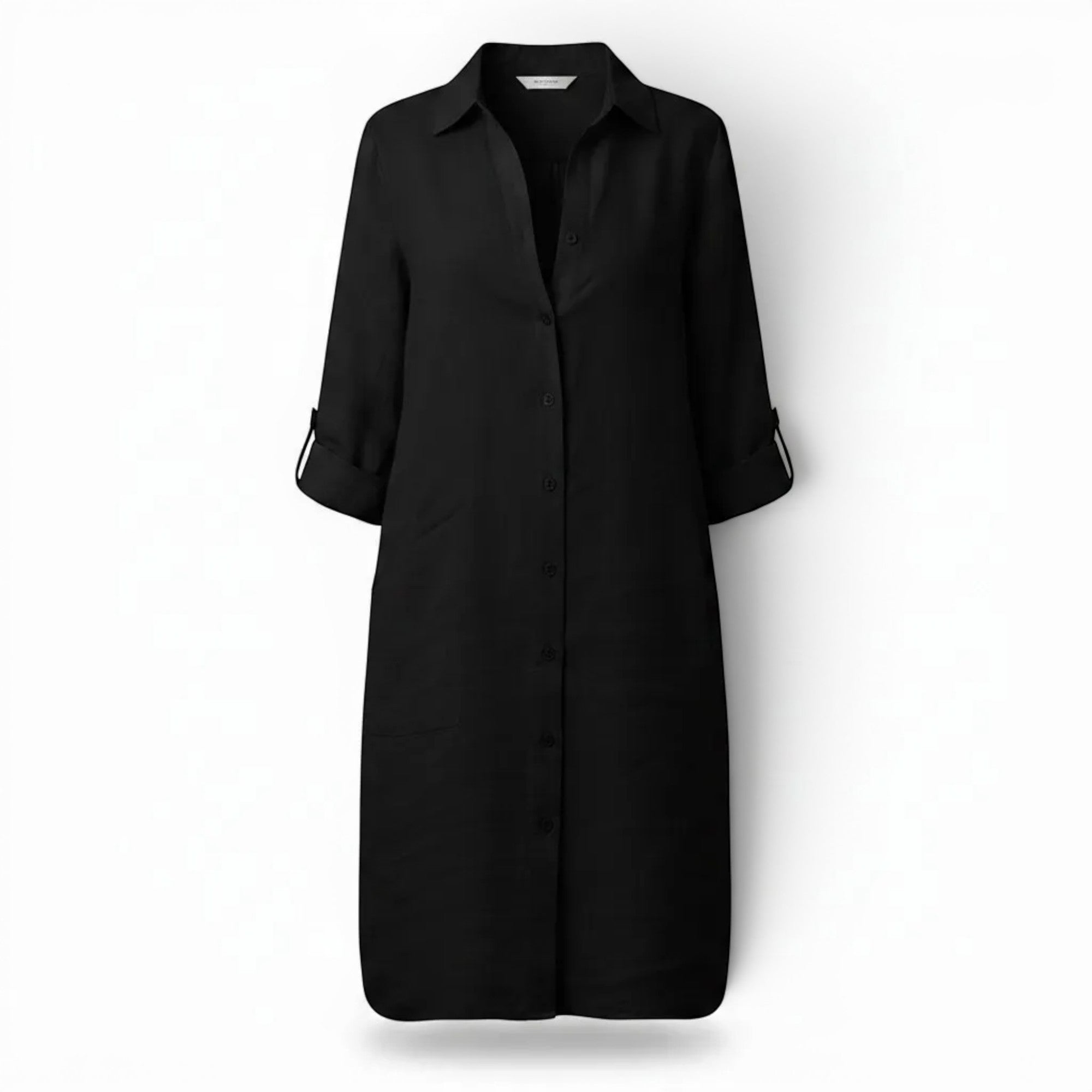 Ellmont London | Women's Breathable Linen Blend Dress – Classic Everyday Wear