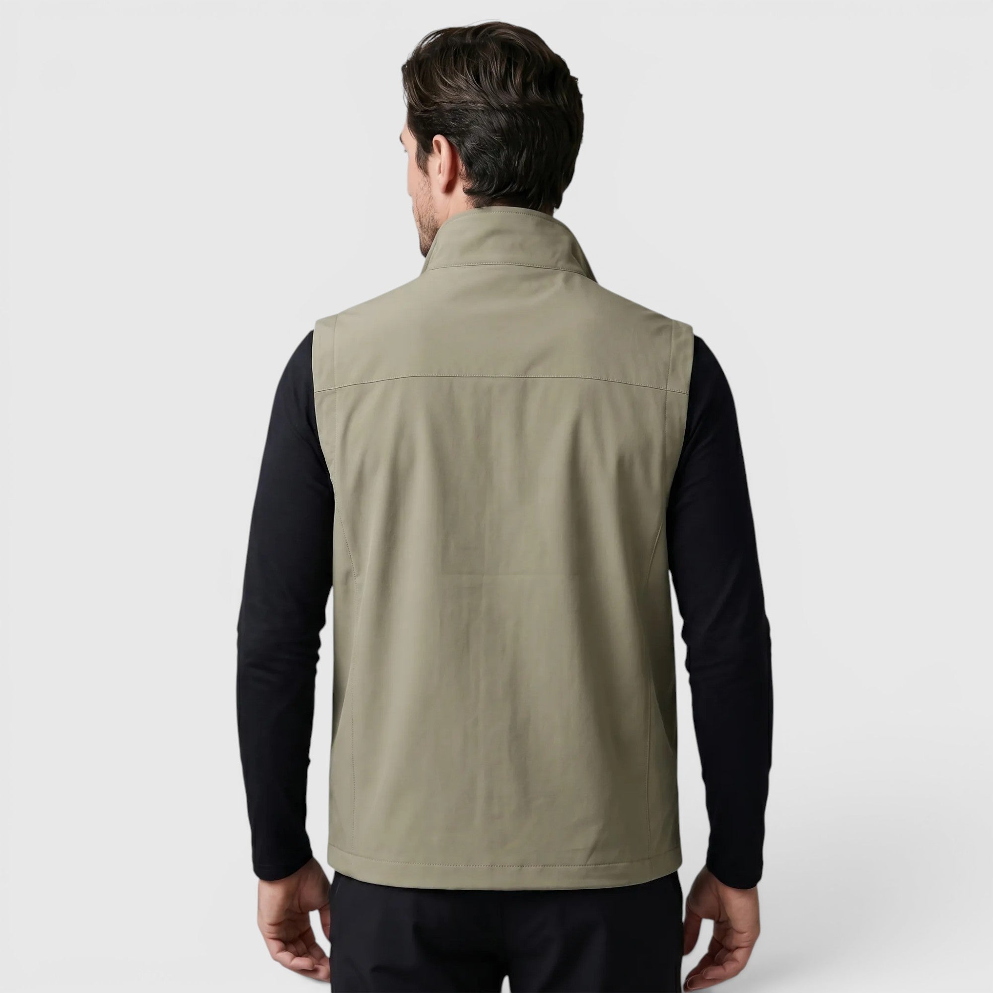 Ellmont London | Men's Utility Vest Breathable Zip Front Outdoor Layer