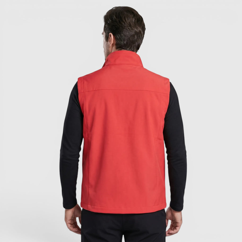 Ellmont London | Men's Utility Vest Breathable Zip Front Outdoor Layer