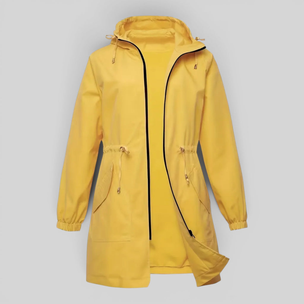 Ellmont London | Women's Waterproof Trench Coat Full Zip Outdoor Rain Jacket
