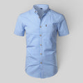 Ellmont London | Men's Breathable Checkered Button-Up Summer Shirt