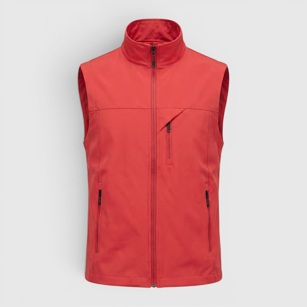 Ellmont London | Men's Utility Vest Breathable Zip Front Outdoor Layer