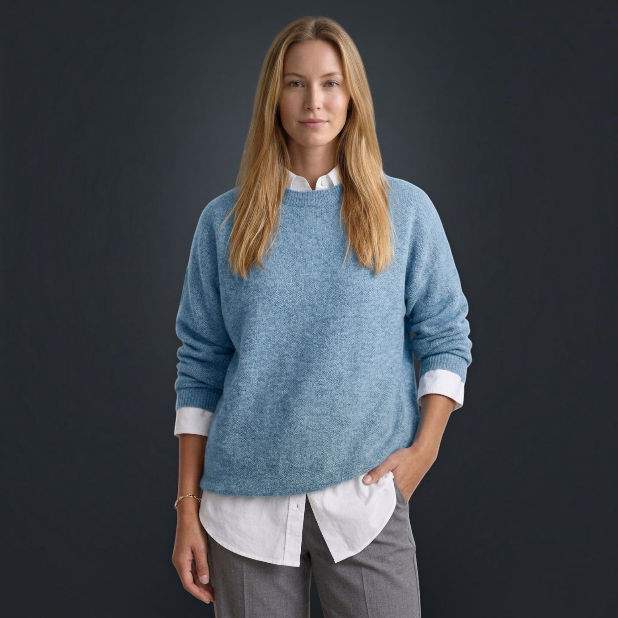 Ellmont London | Sweater Women's Warm Sweater Elegant Fine Knit Pullover