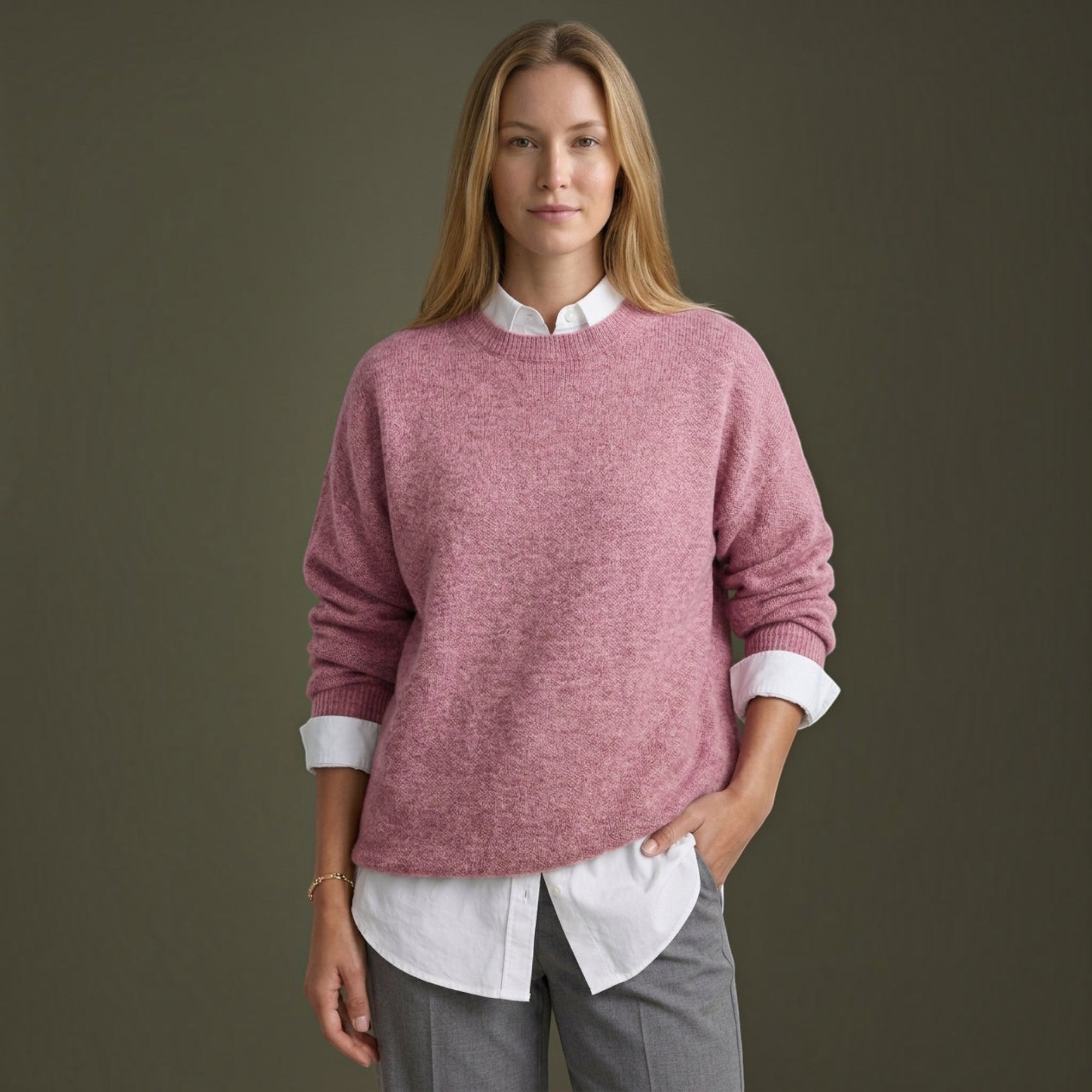 Ellmont London | Sweater Women's Warm Sweater Elegant Fine Knit Pullover