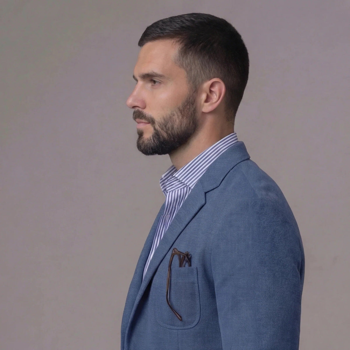 Men's Linen Blazer Jacket