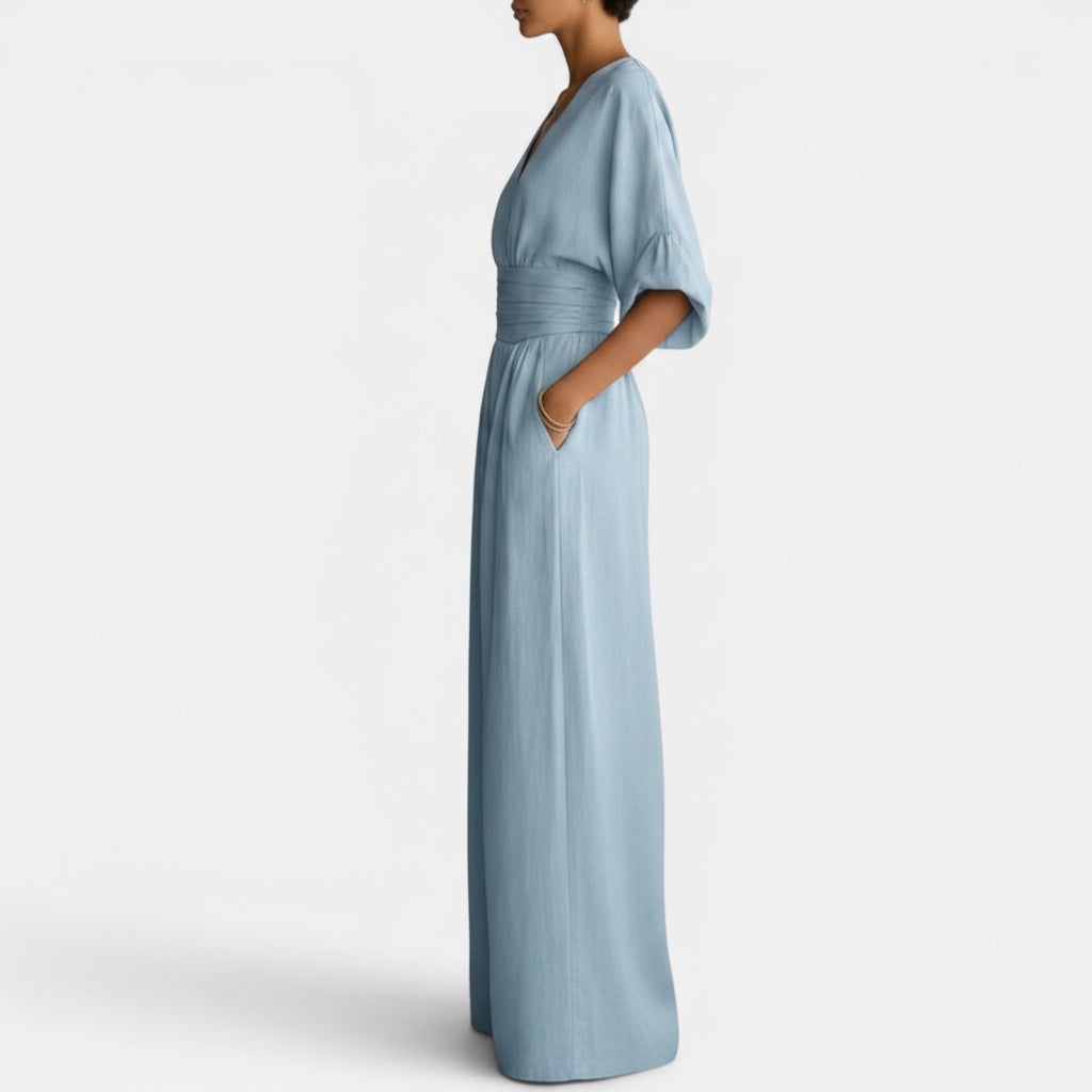 Ellmont London | Women's Comfortable Wide Leg Elegant Jumpsuit