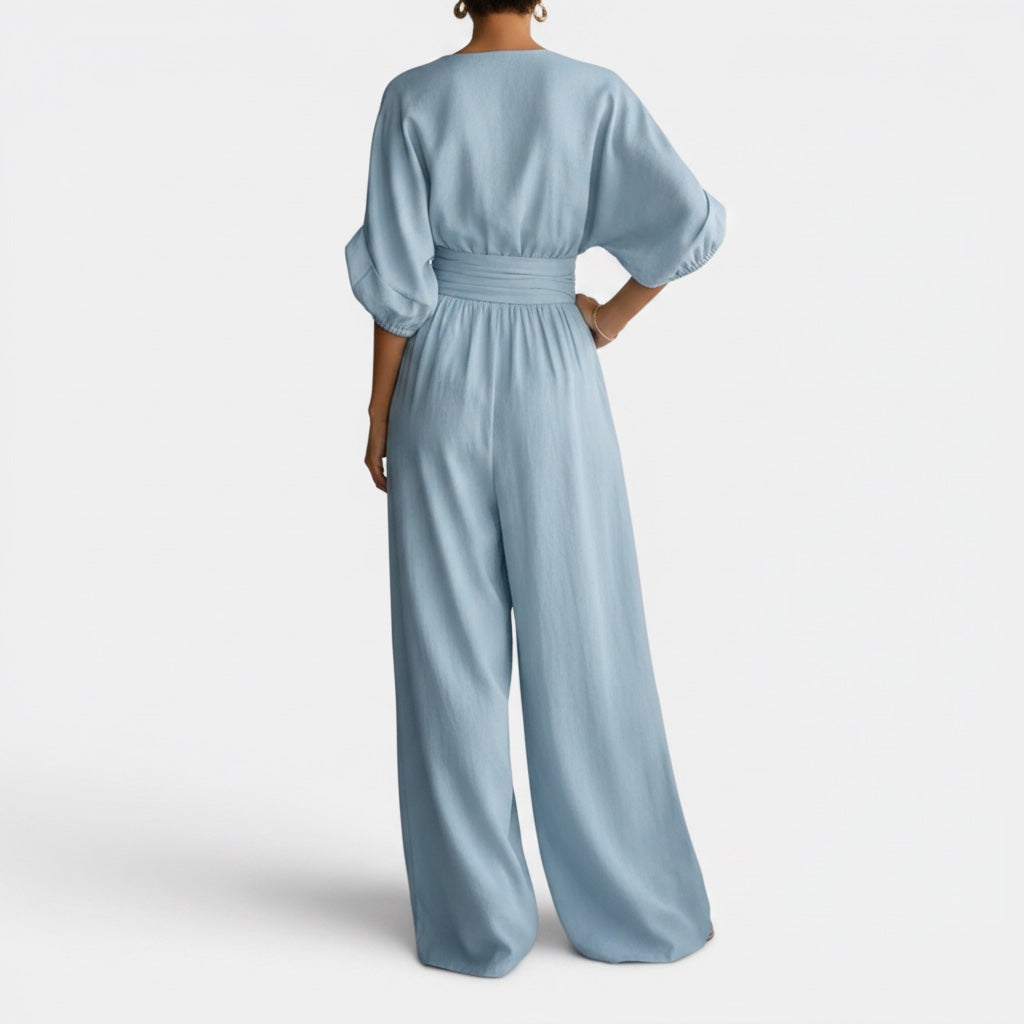 Ellmont London | Jumpsuit Dress Elegant Wide Leg Event Outfit
