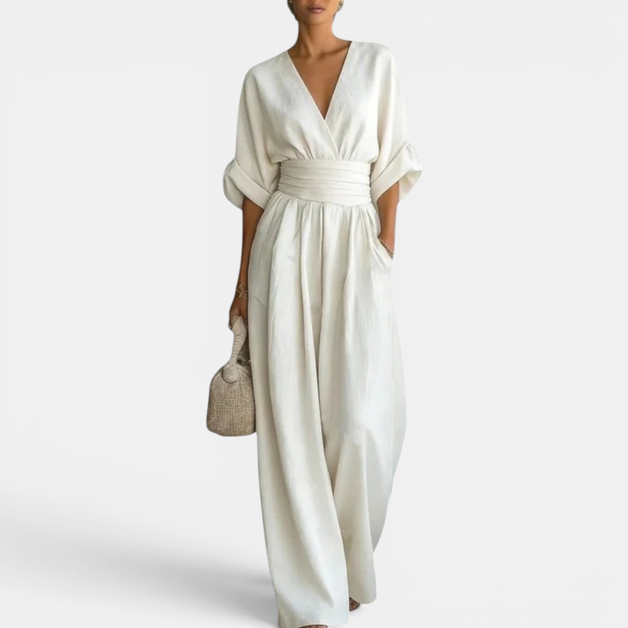 Ellmont London | Jumpsuit Dress Elegant Wide Leg Event Outfit