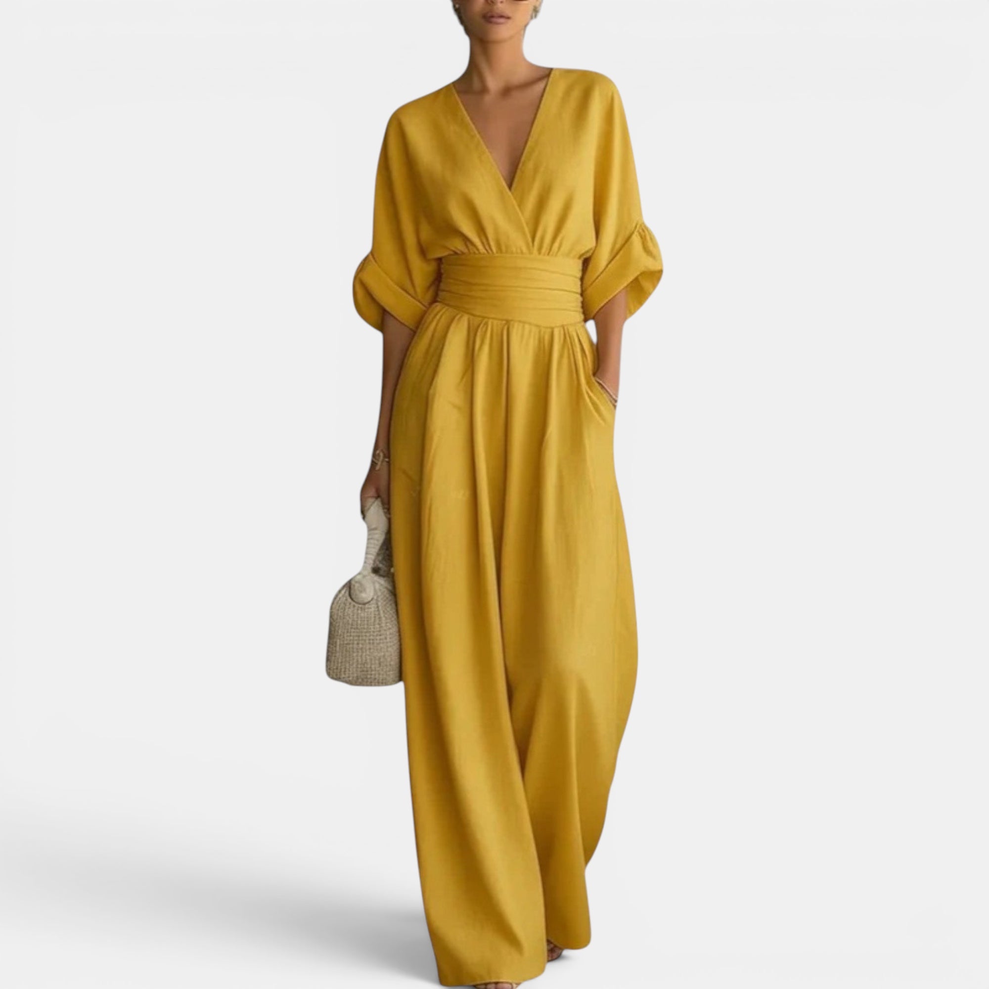Ellmont London | Jumpsuit Dress Elegant Wide Leg Event Outfit