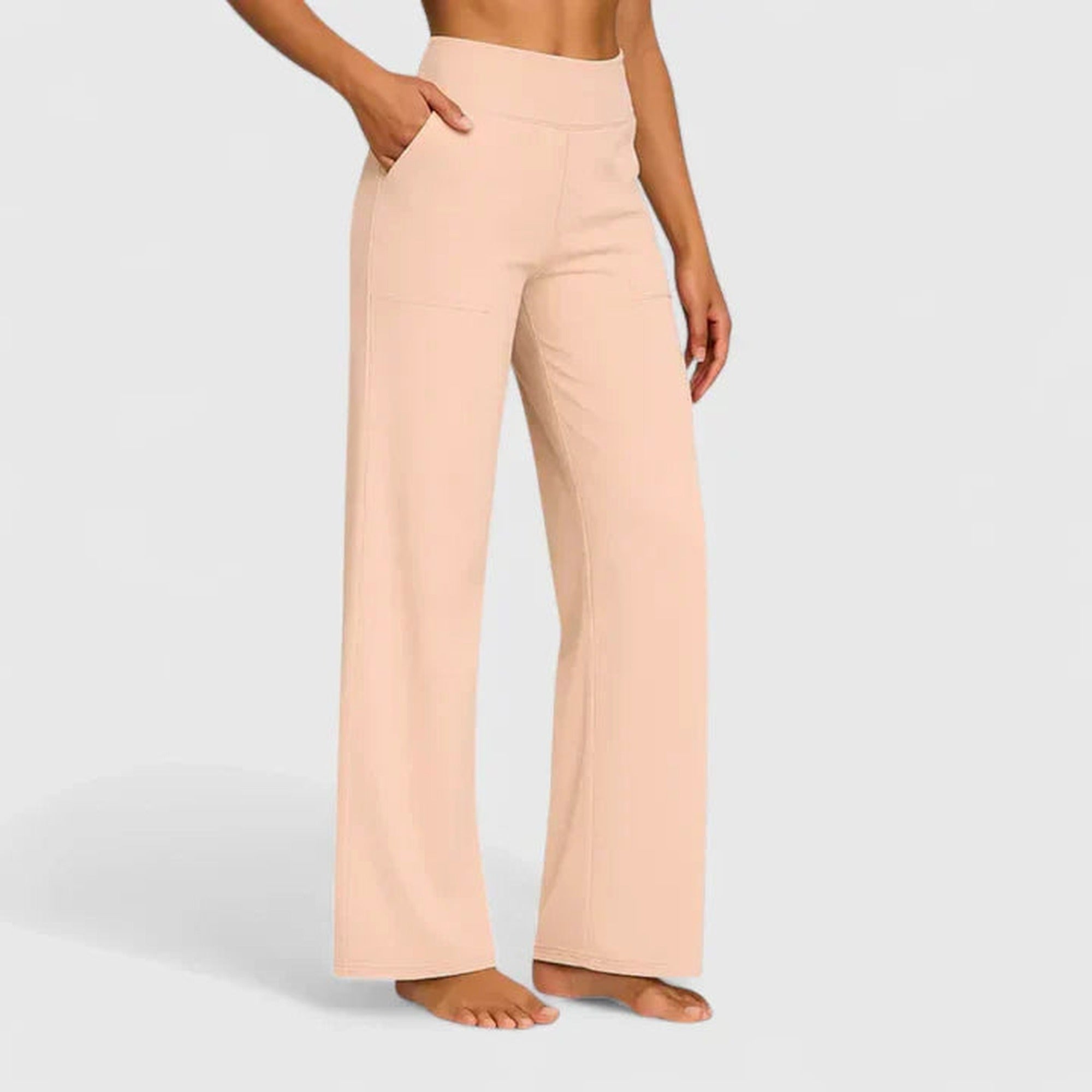 Laura | Comfortable Pants - Cream