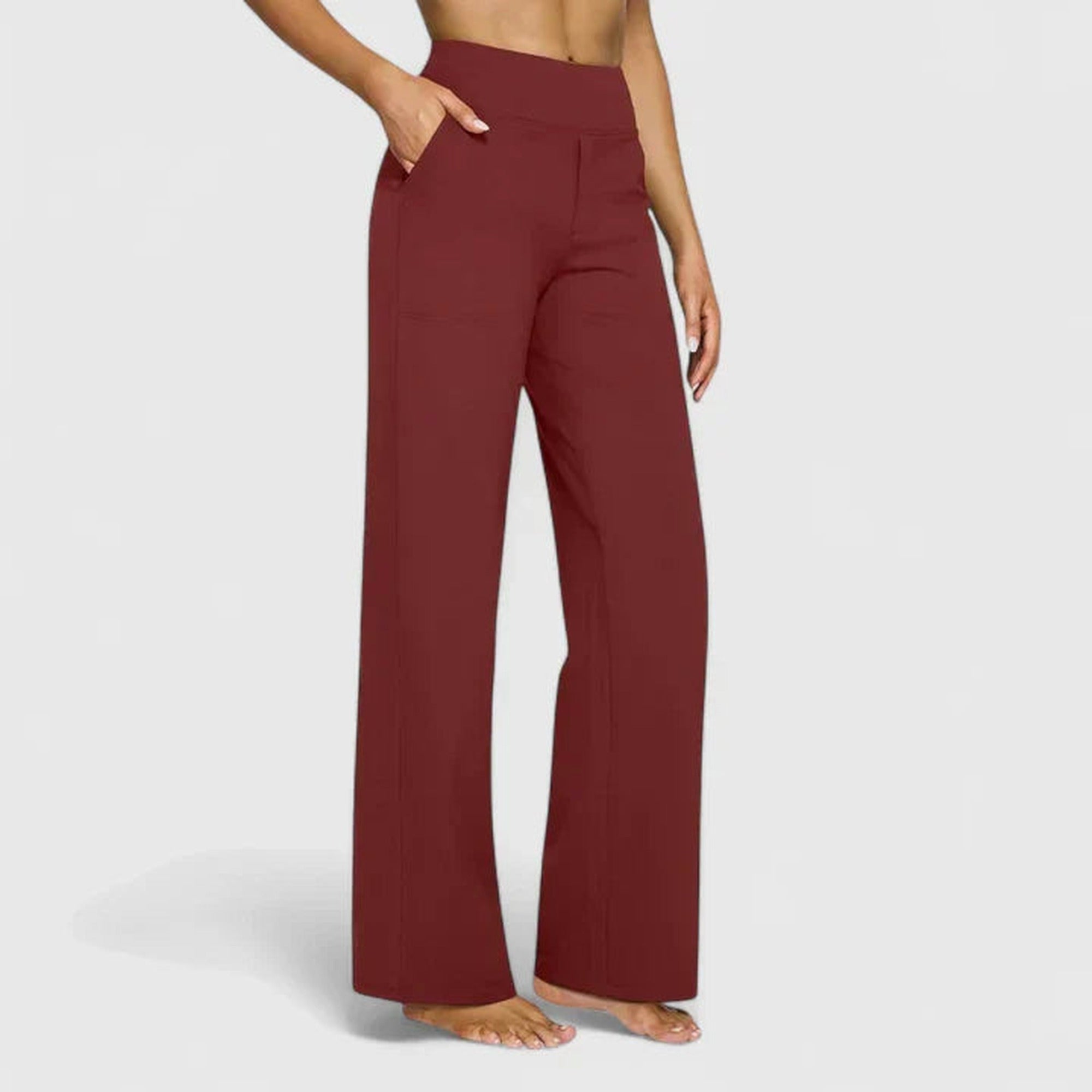 Laura | Comfortable Pants - Red