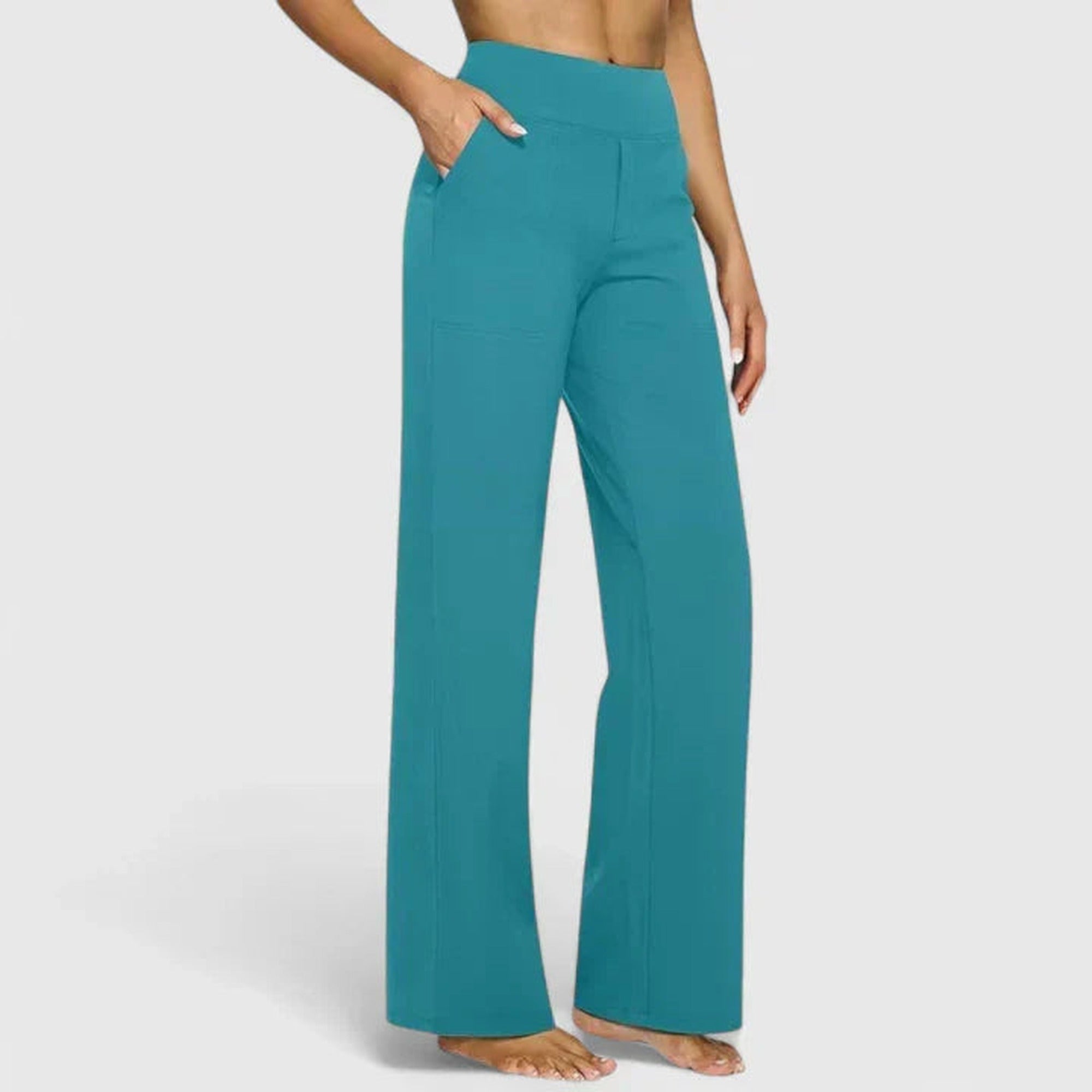 Laura | Comfortable Pants - Turquoise
