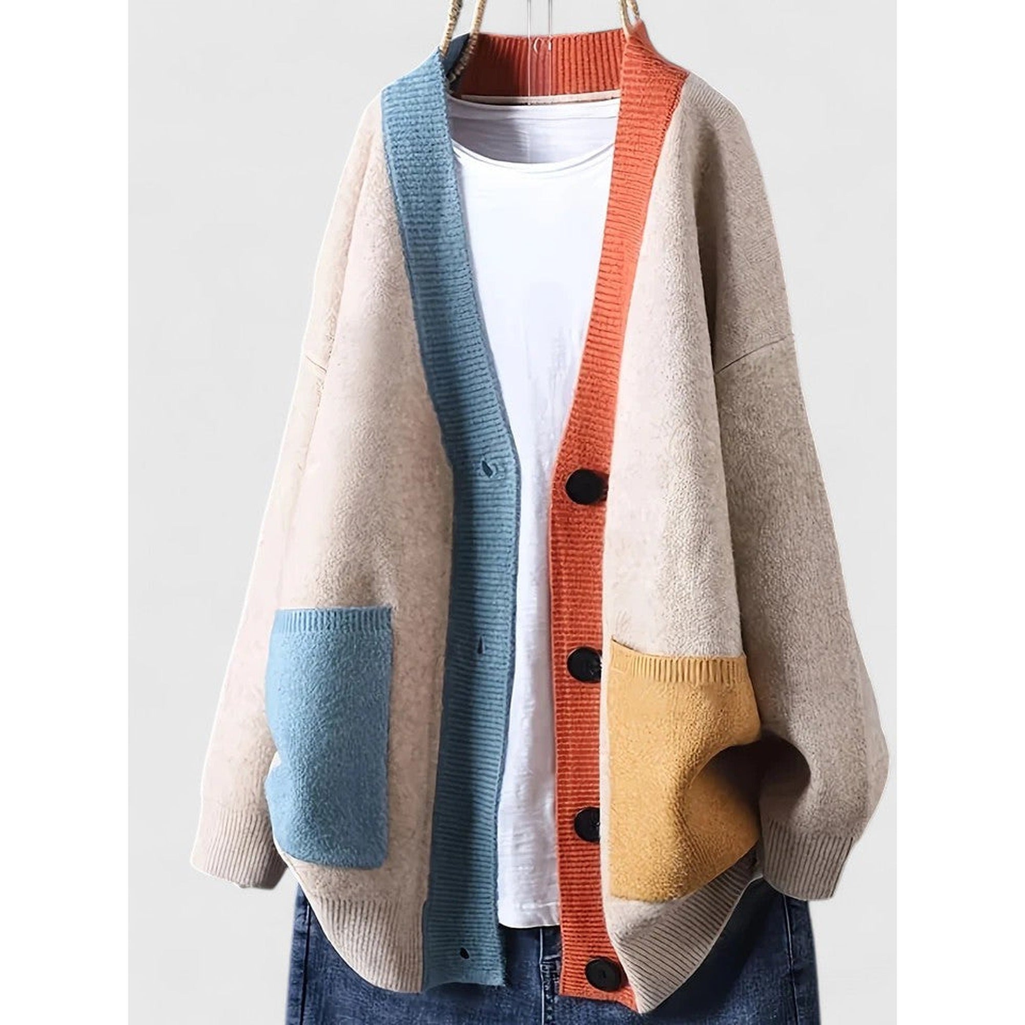 Sofia | Comfortable Cardigan - Beige