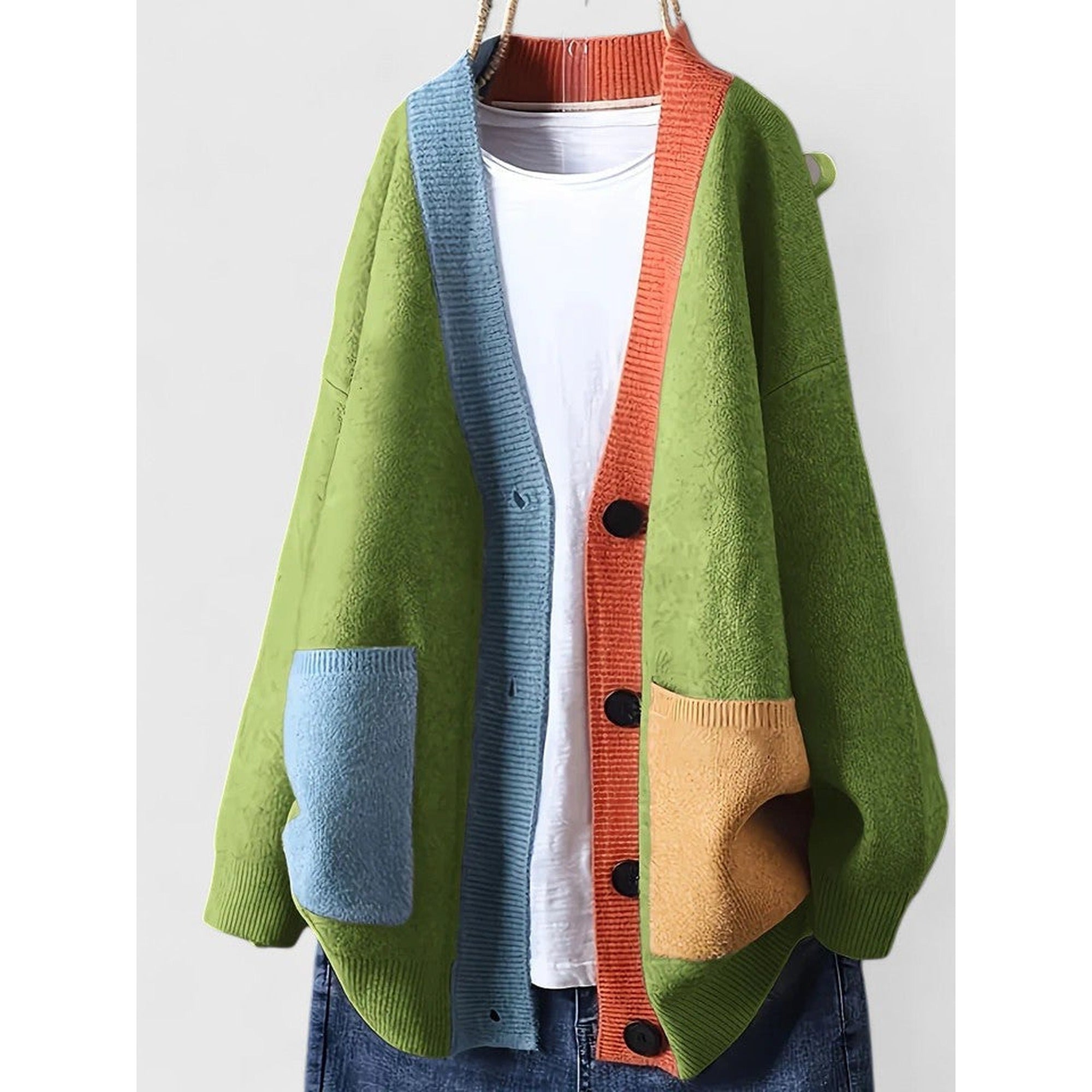 Sofia | Comfortable Cardigan - Green