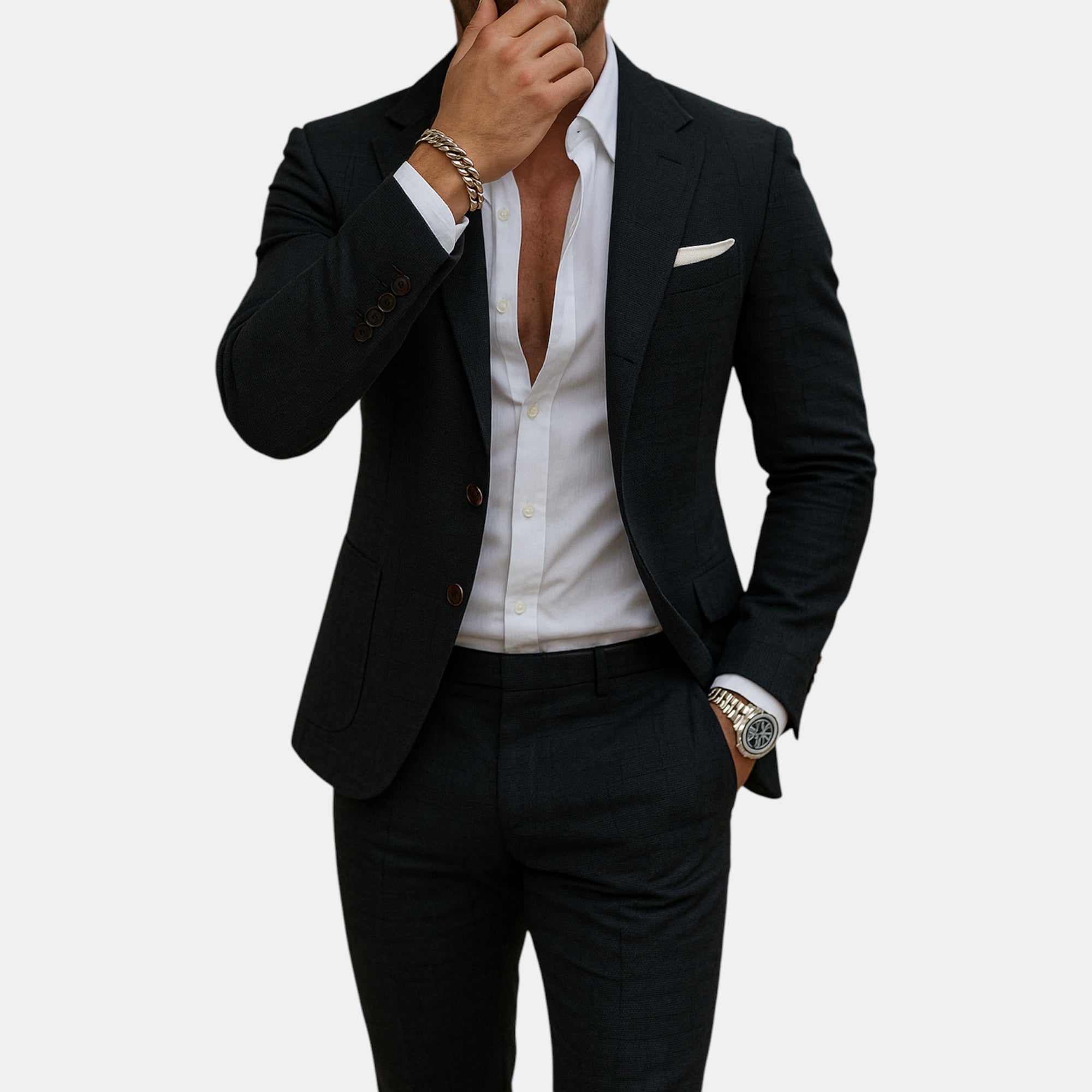 Ellmont London | Men's Linen Suit for Weddings & Summer Events