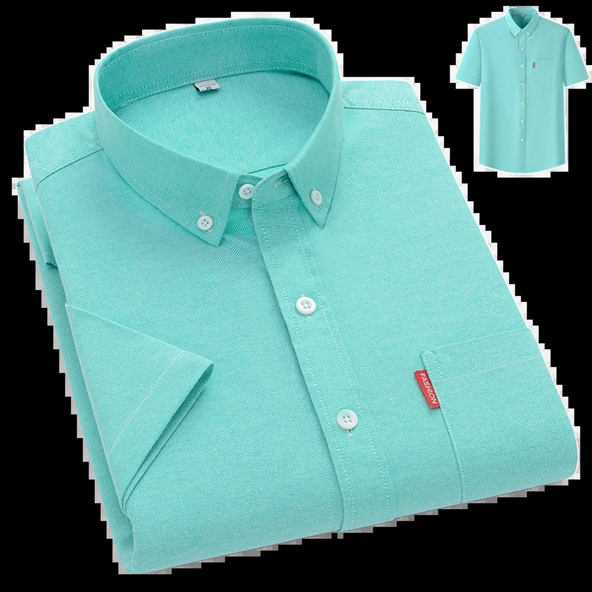 Ben | Lightweight Cotton Summer Shirt - Green