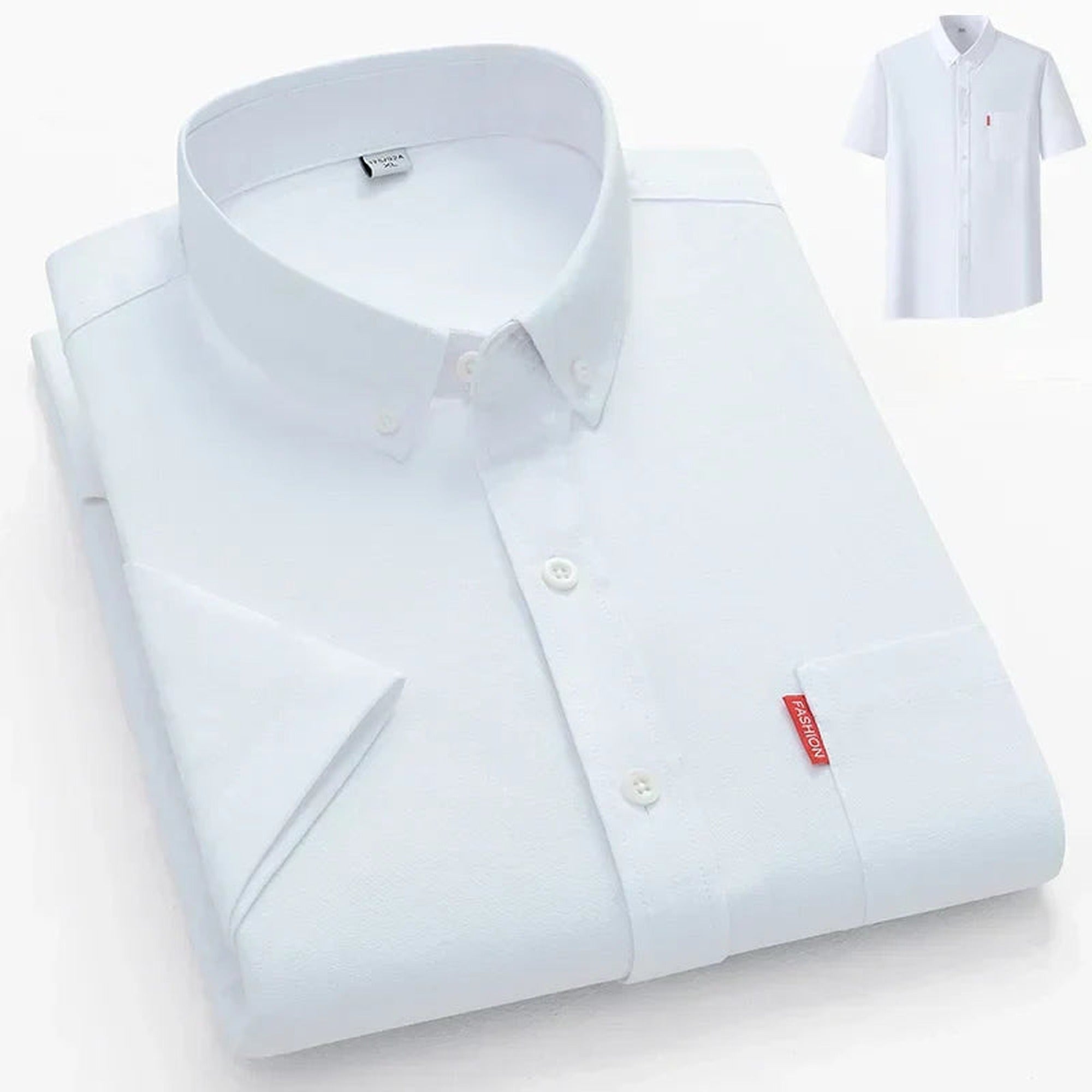 Ben | Lightweight Cotton Summer Shirt - White