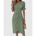 Rita | Comfortable Summer Dress - Green